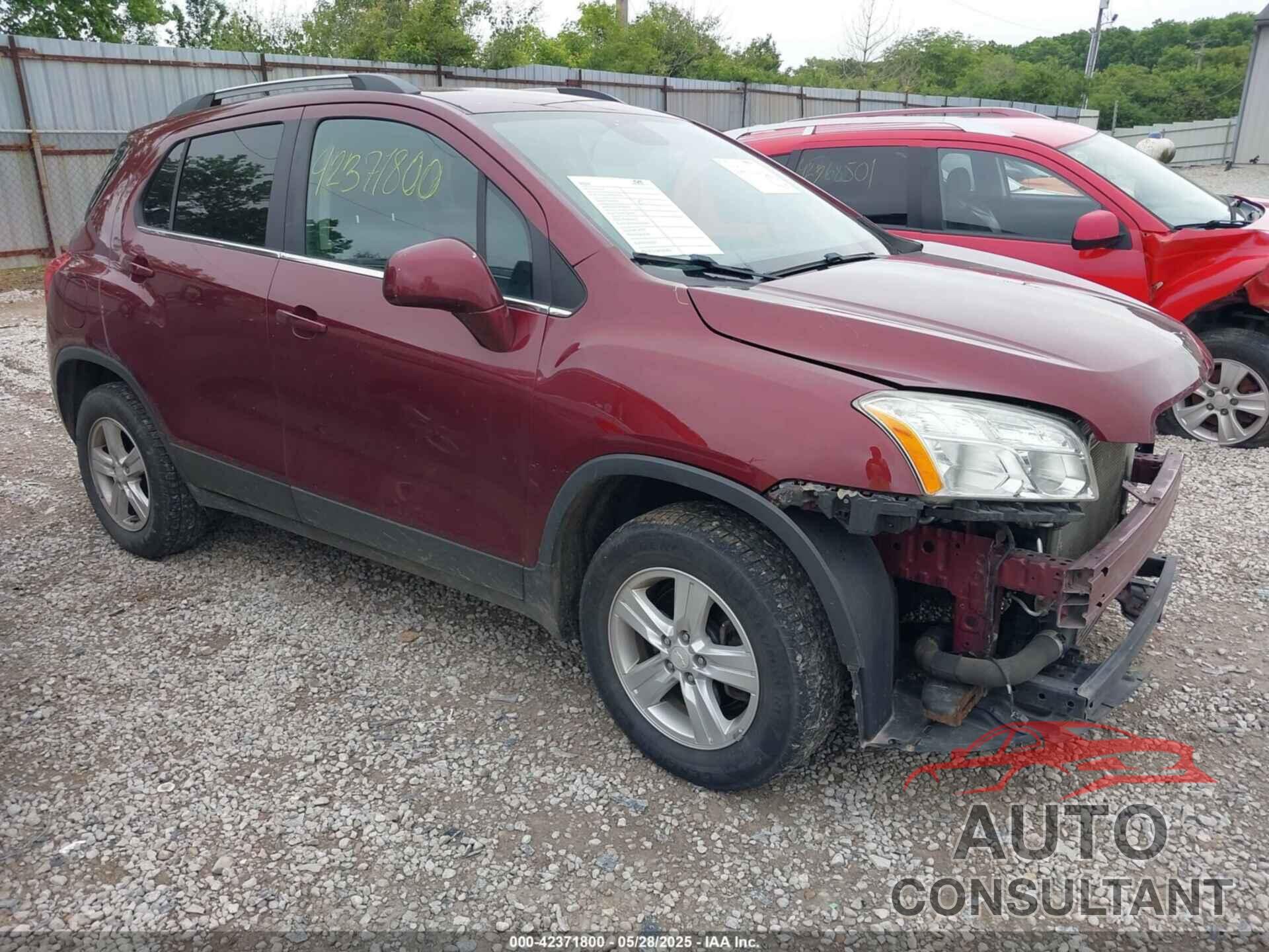 CHEVROLET TRAX 2016 - 3GNCJPSB2GL165862