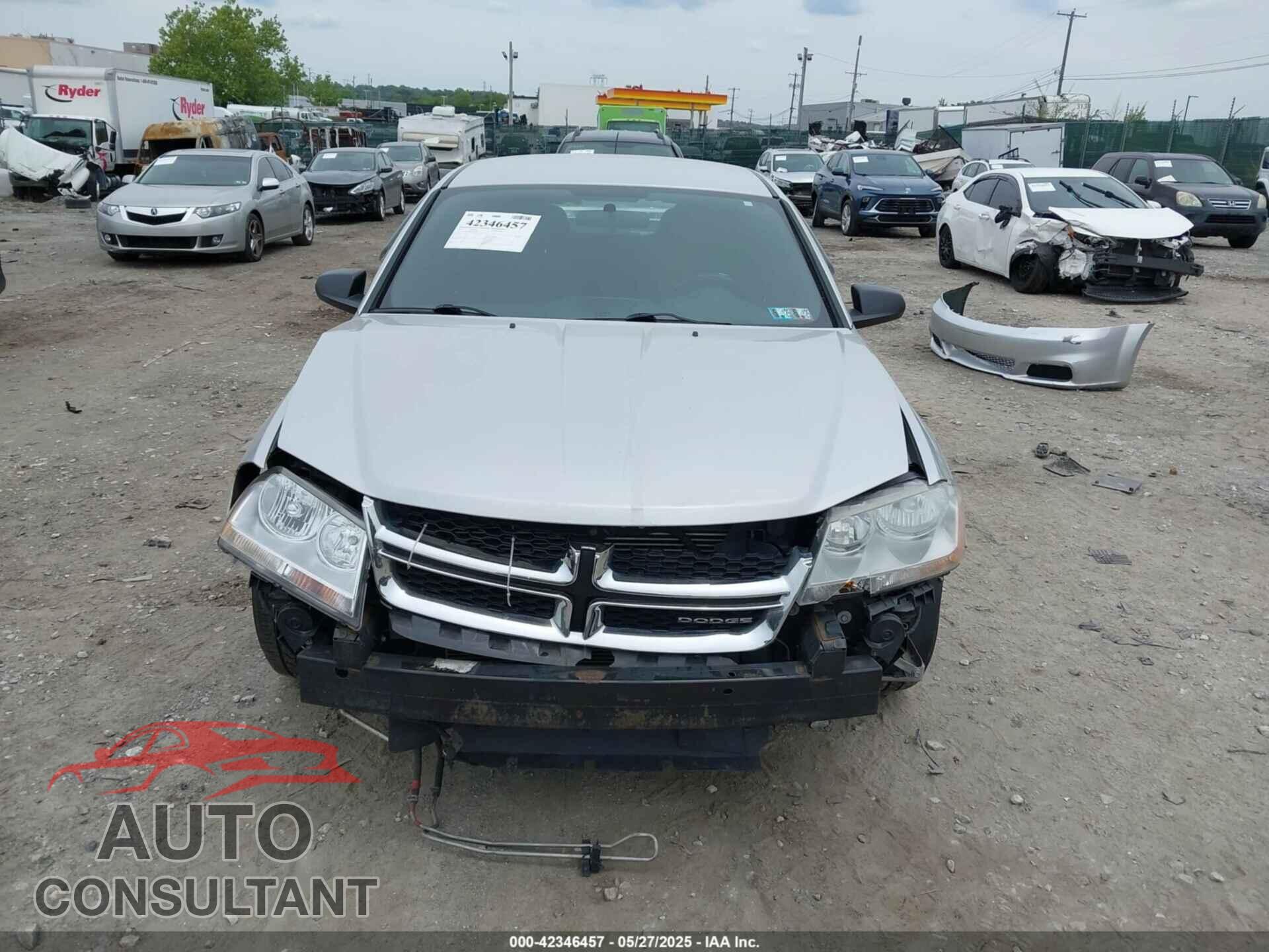 DODGE AVENGER 2012 - 1C3CDZAB3CN151254