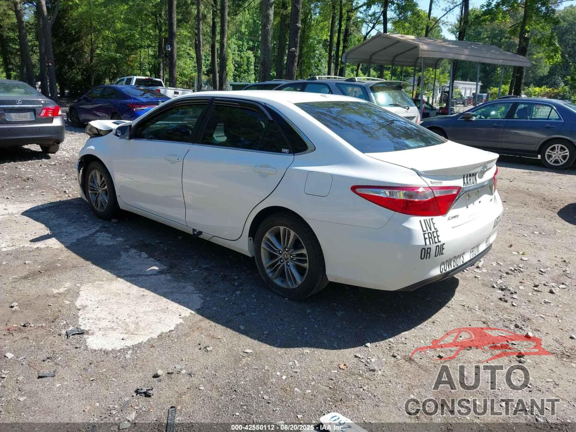 TOYOTA CAMRY 2016 - 4T1BF1FK5GU521364