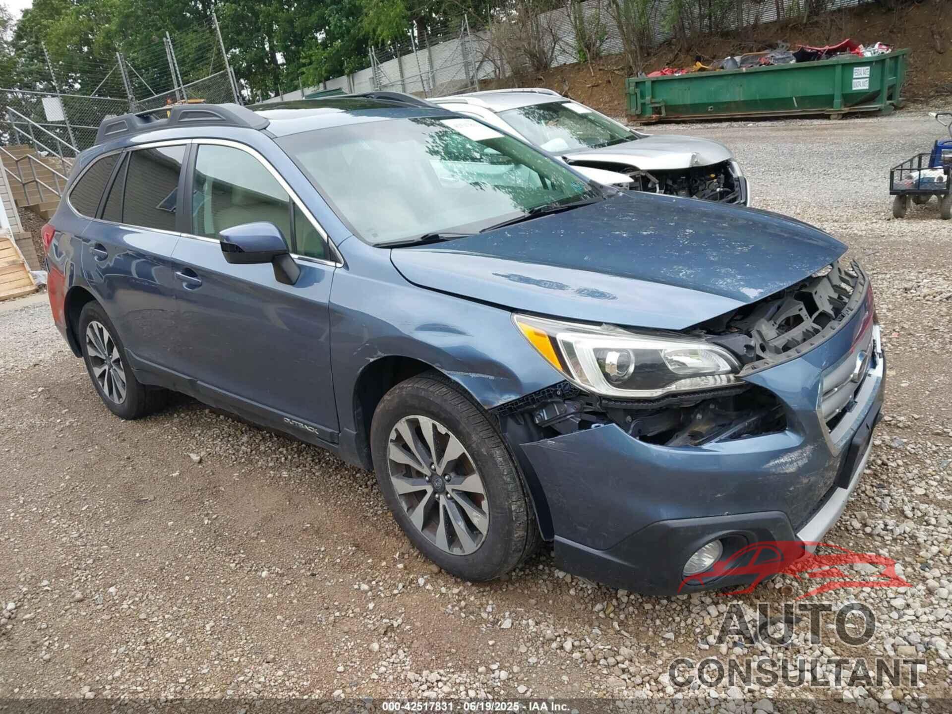 SUBARU OUTBACK 2015 - 4S4BSALC4F3333755