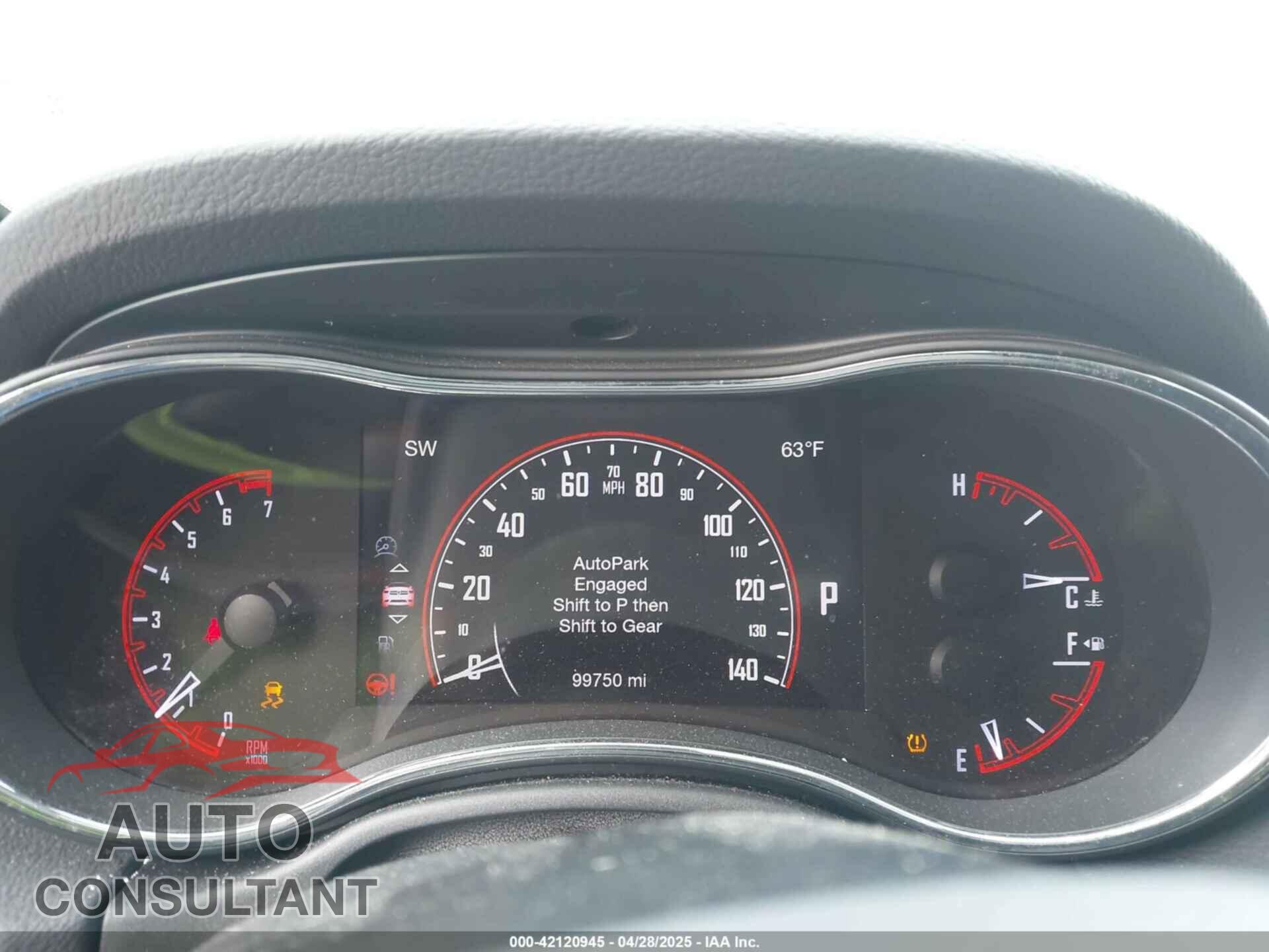 DODGE DURANGO 2017 - 1C4RDJDG2HC630010