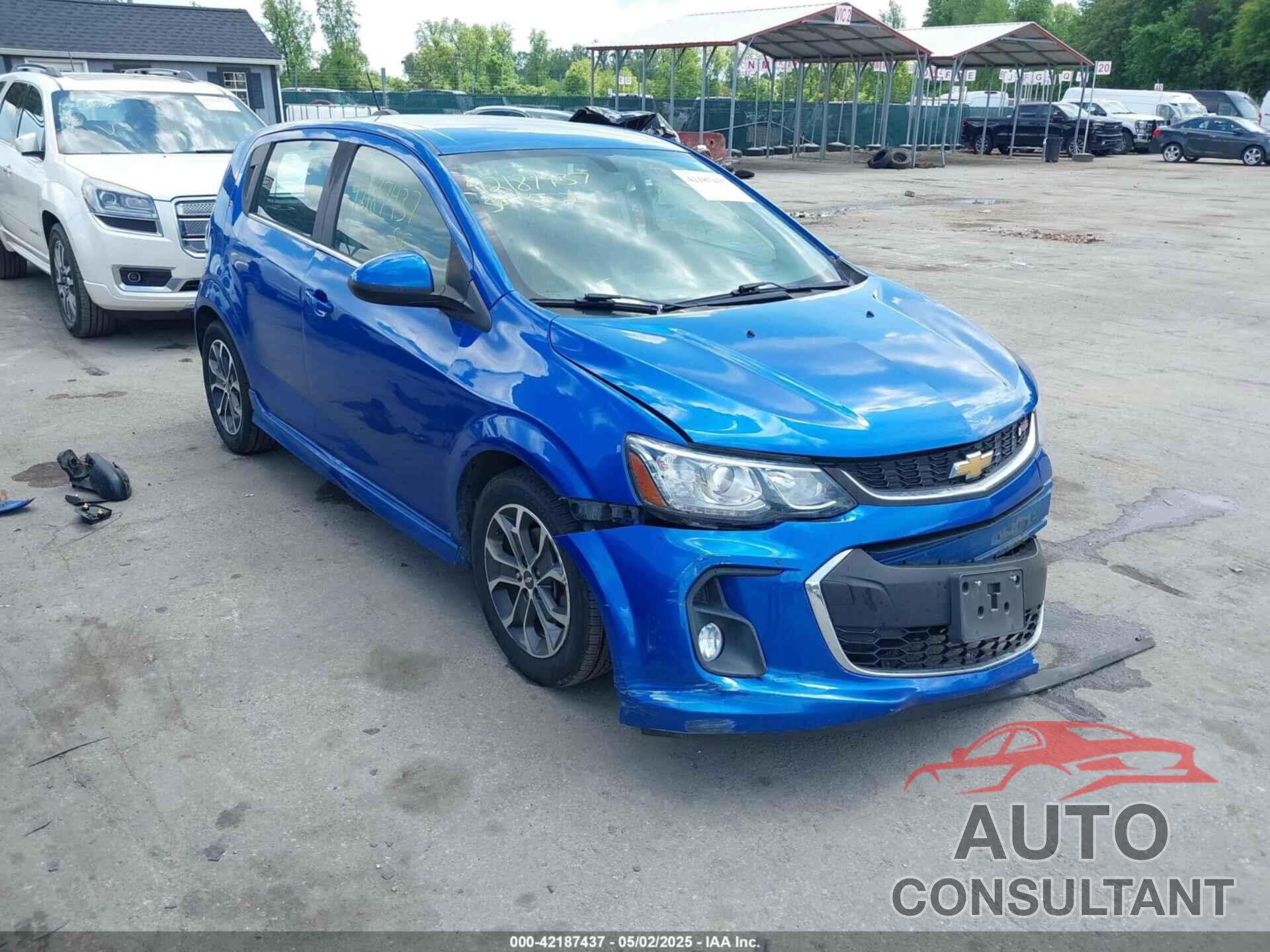 CHEVROLET SONIC 2017 - 1G1JD6SG3H4119714