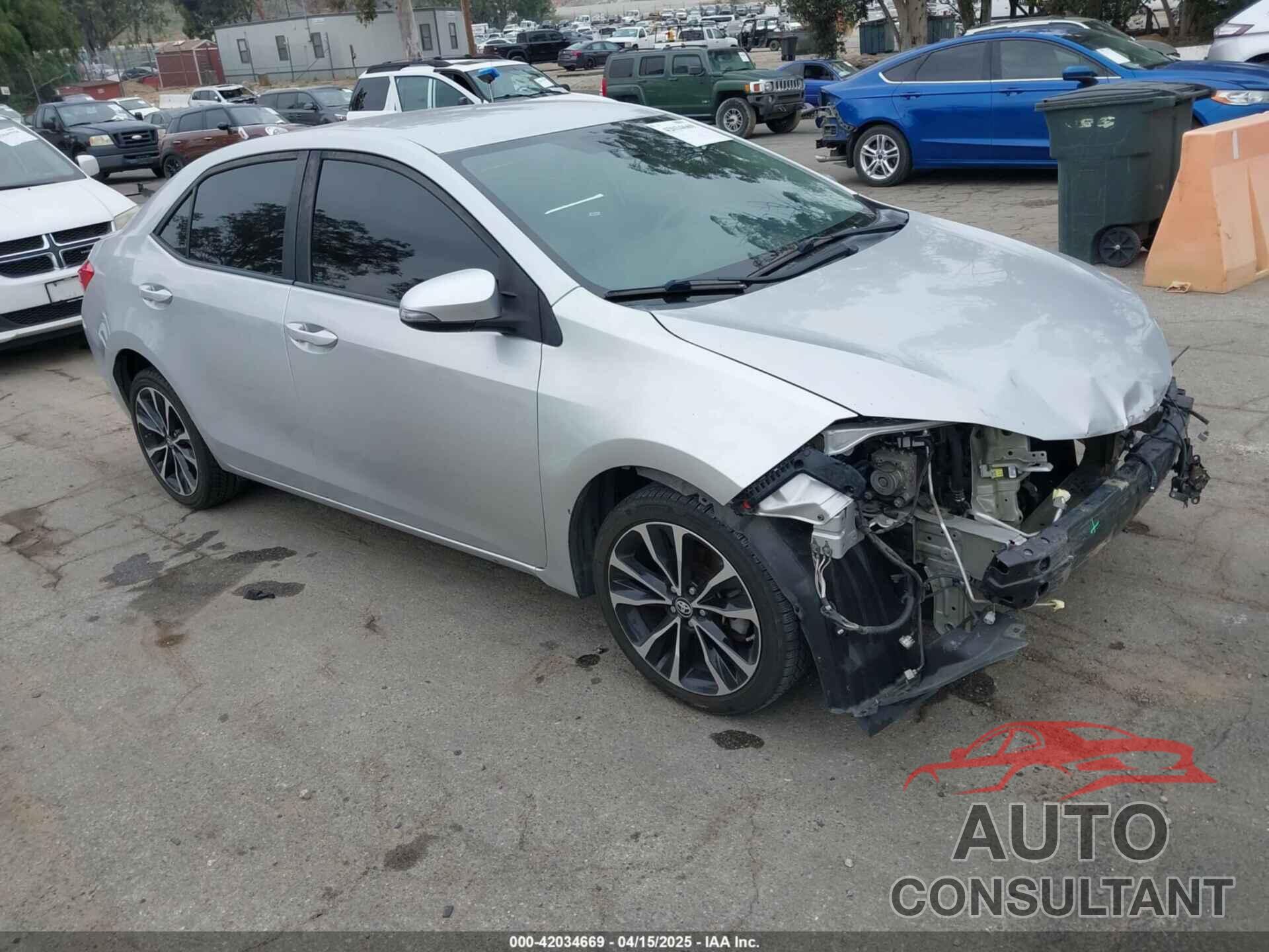 TOYOTA COROLLA 2017 - 5YFBURHE9HP609820