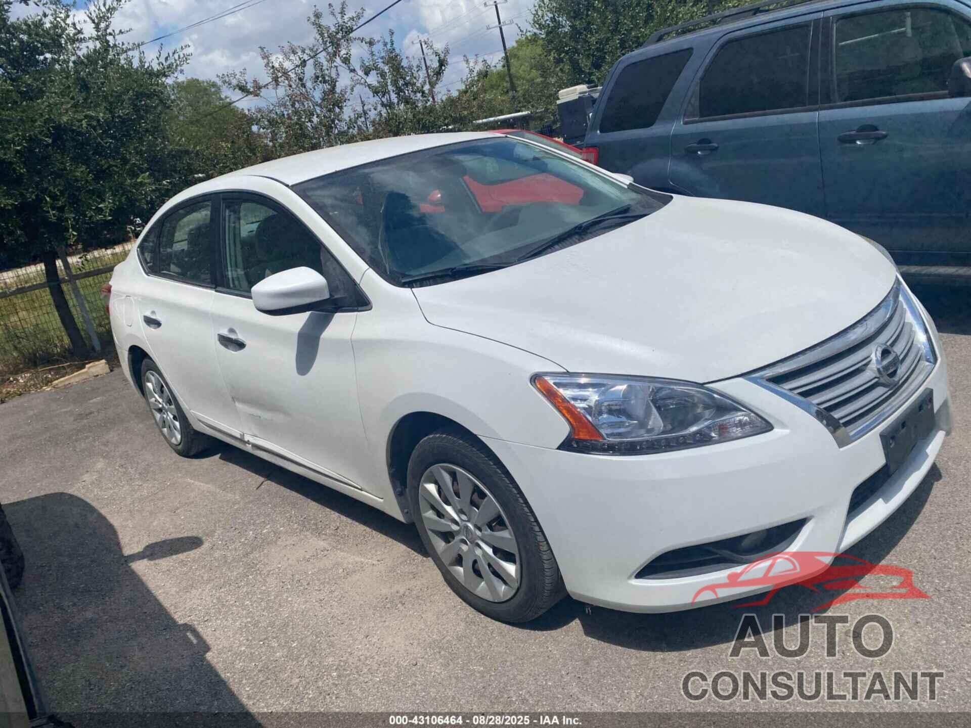 NISSAN SENTRA 2013 - 3N1AB7AP2DL651211