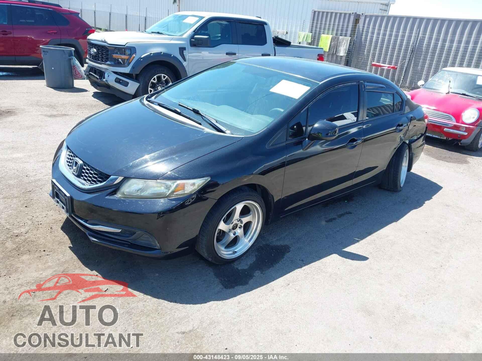 HONDA CIVIC 2013 - 19XFB2F55DE229418