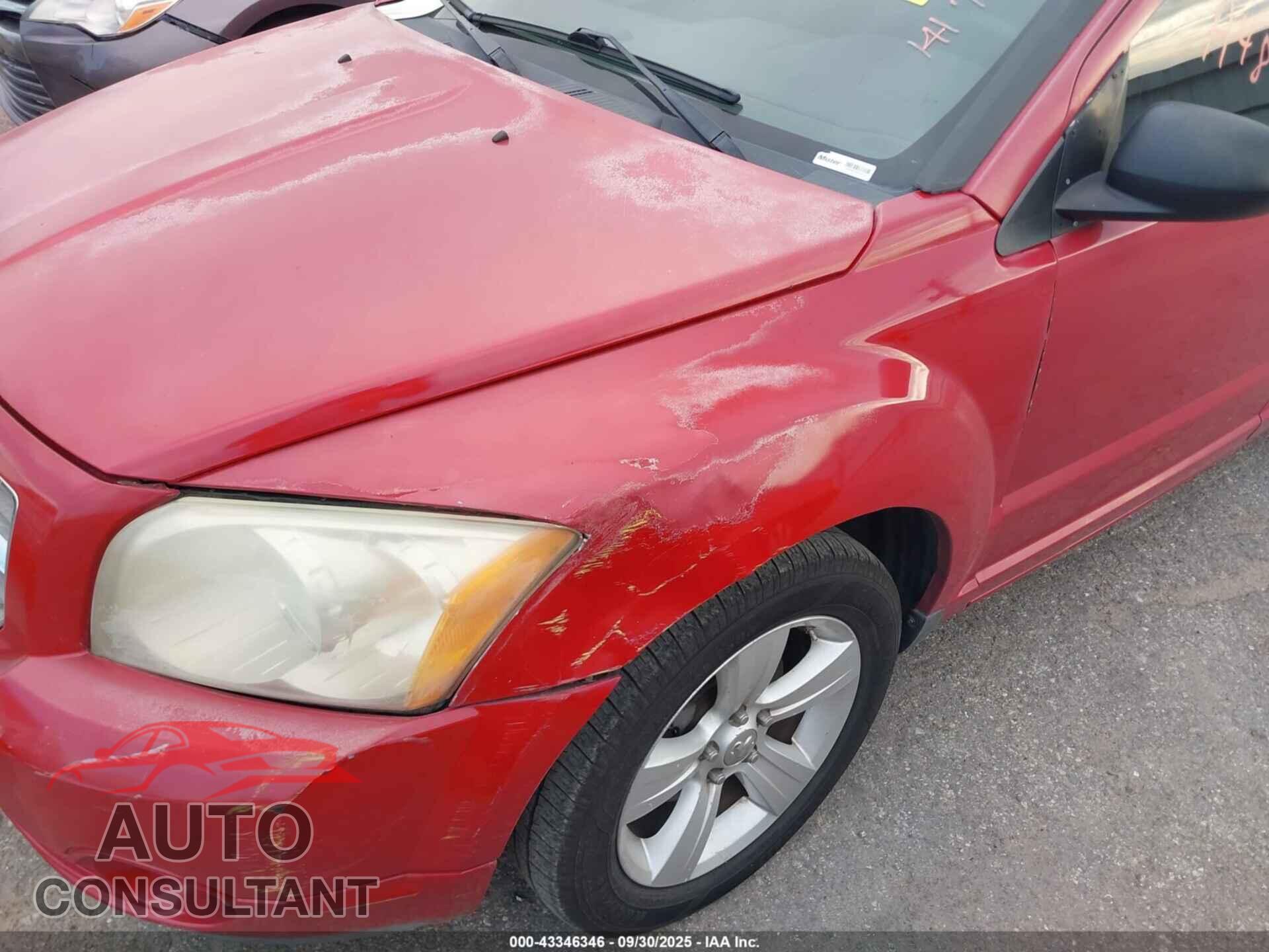 DODGE CALIBER 2012 - 1C3CDWDA4CD537043