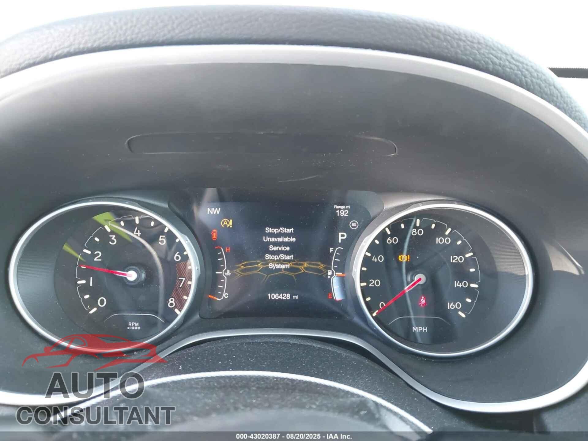 JEEP COMPASS 2019 - 3C4NJCCB3KT802405