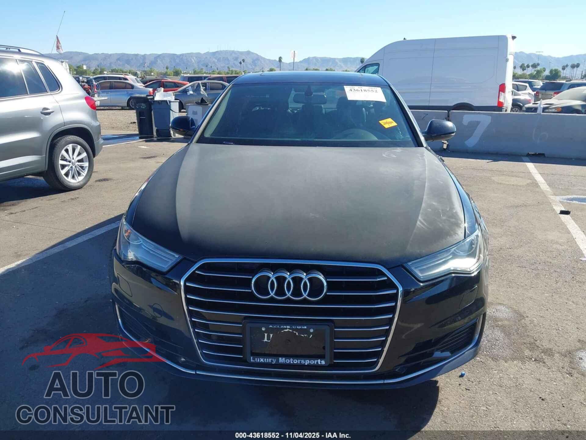 AUDI A6 2016 - WAUCFAFC8GN125289