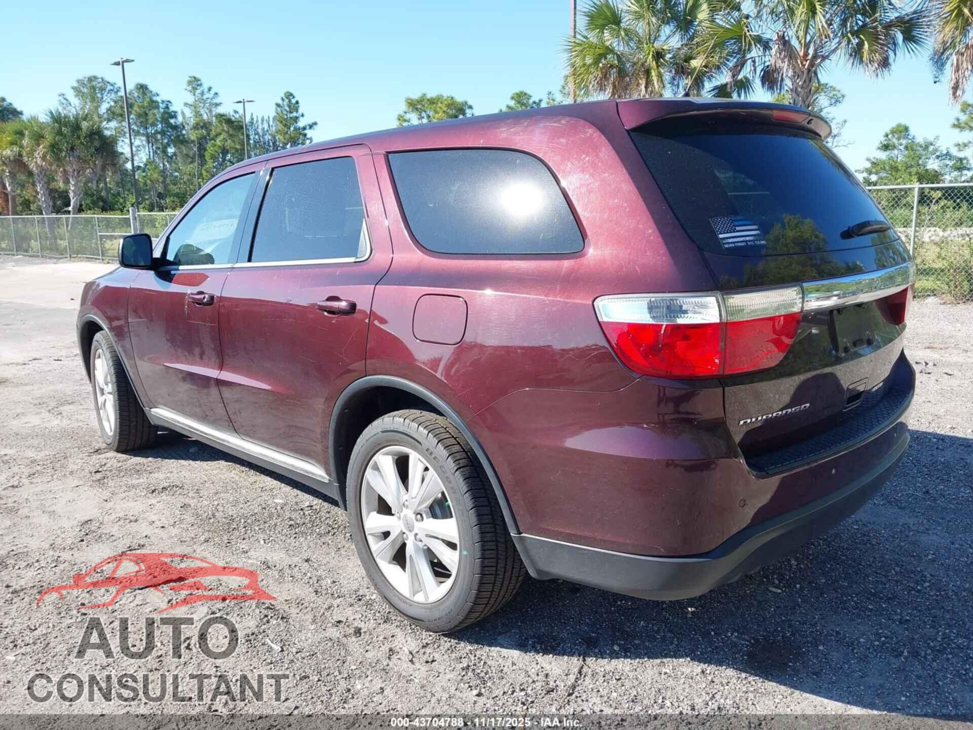 DODGE DURANGO 2012 - 1C4RDHAG2CC321725