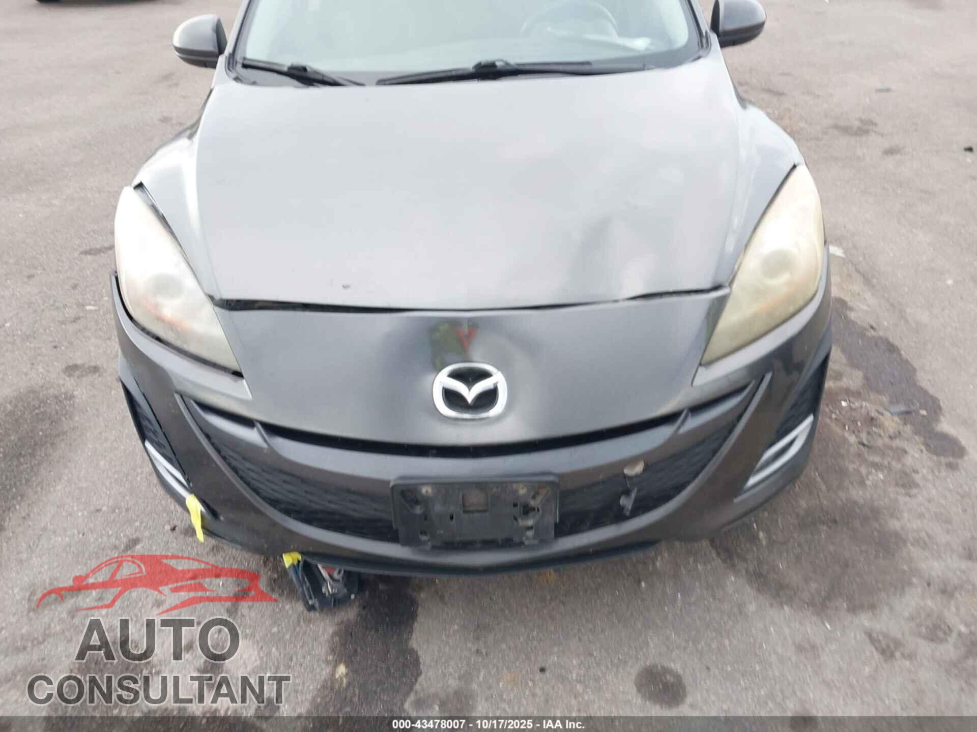 MAZDA MAZDA3 2010 - JM1BL1S58A1303473