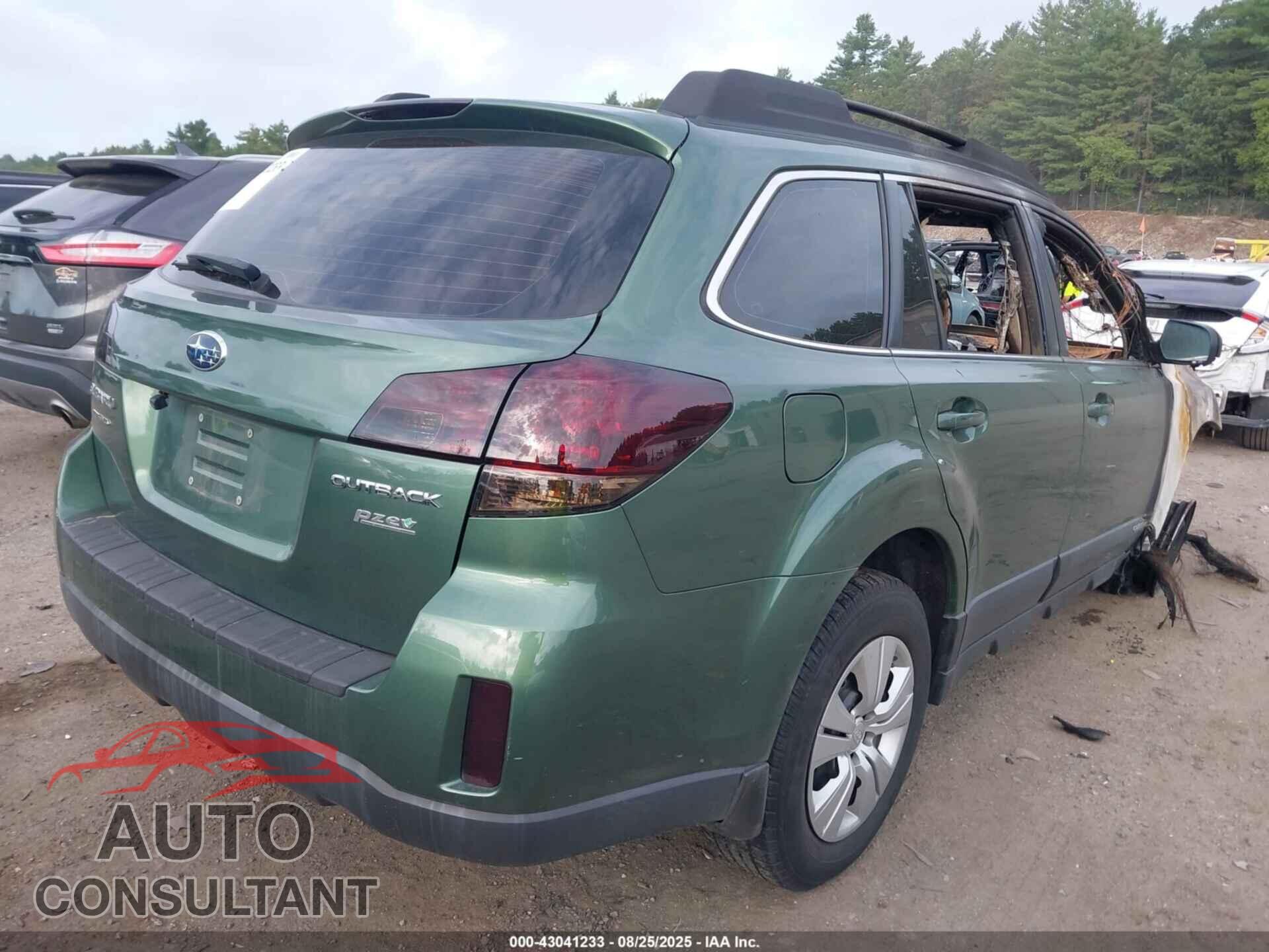SUBARU OUTBACK 2013 - 4S4BRBAC7D3292913