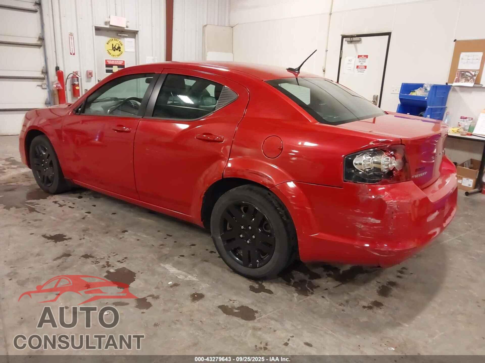 DODGE AVENGER 2013 - 1C3CDZAB7DN753656