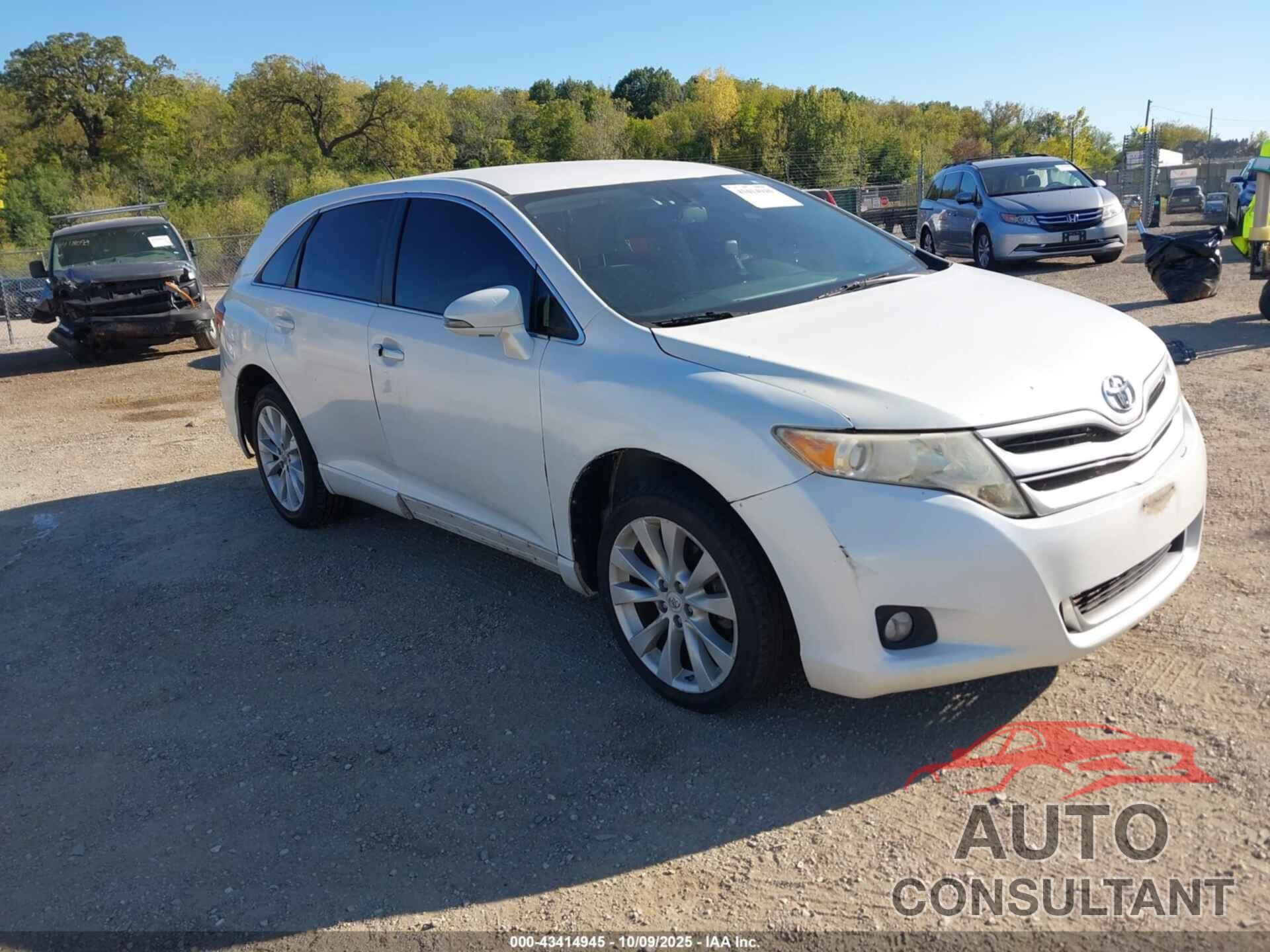 TOYOTA VENZA 2013 - 4T3ZA3BB2DU064255