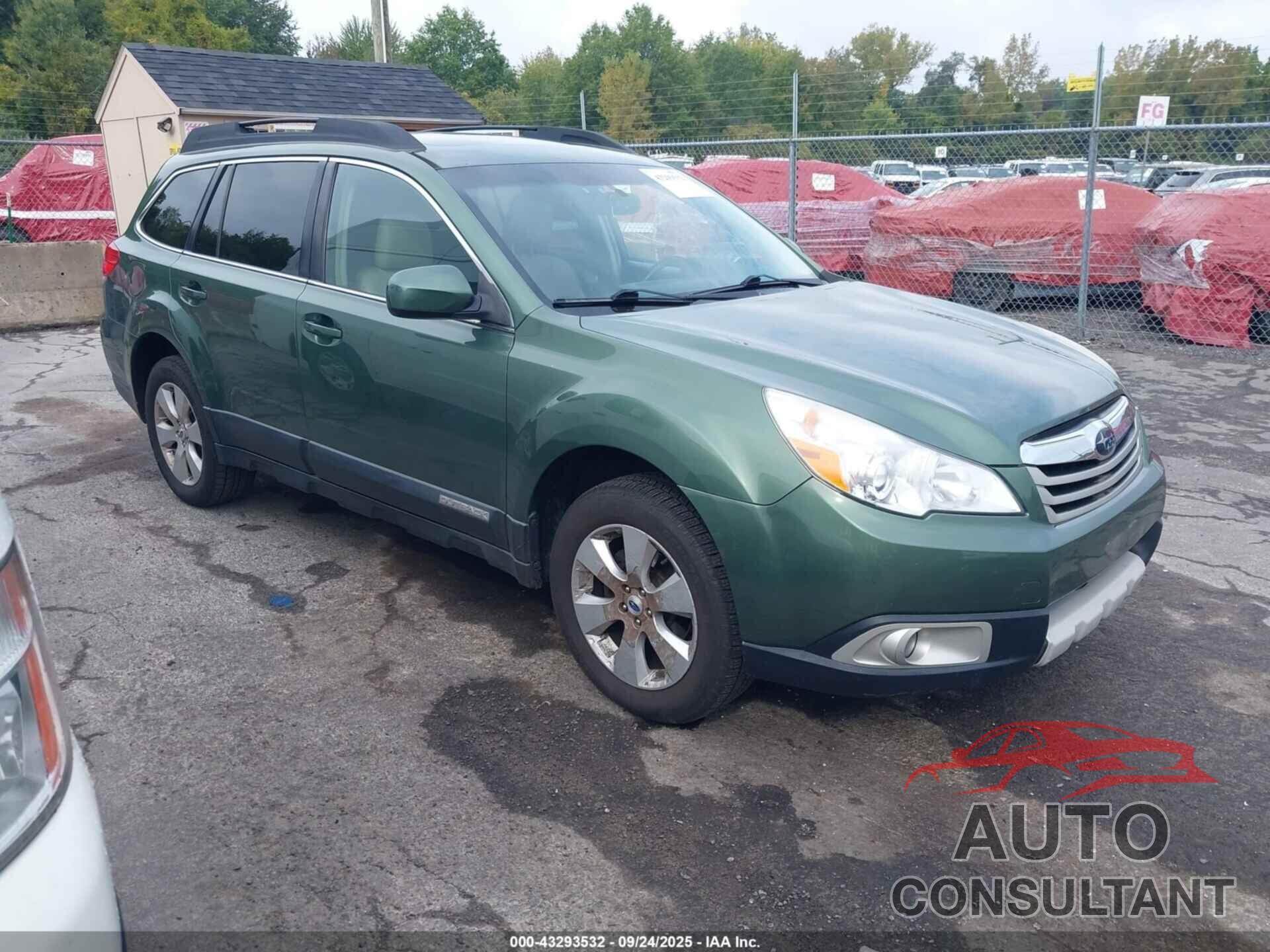 SUBARU OUTBACK 2012 - 4S4BRBLC9C3248732