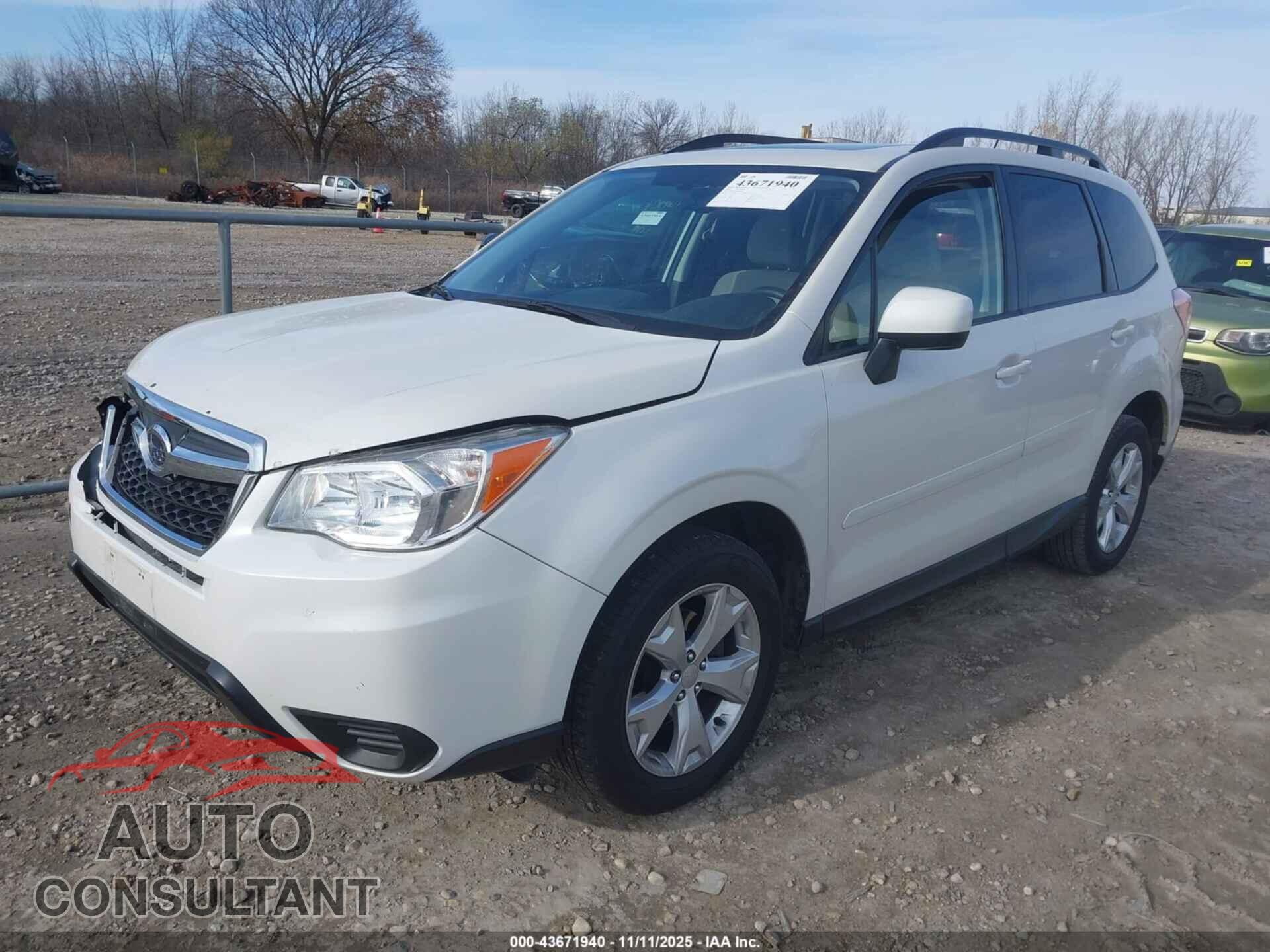 SUBARU FORESTER 2014 - JF2SJAEC5EH436481