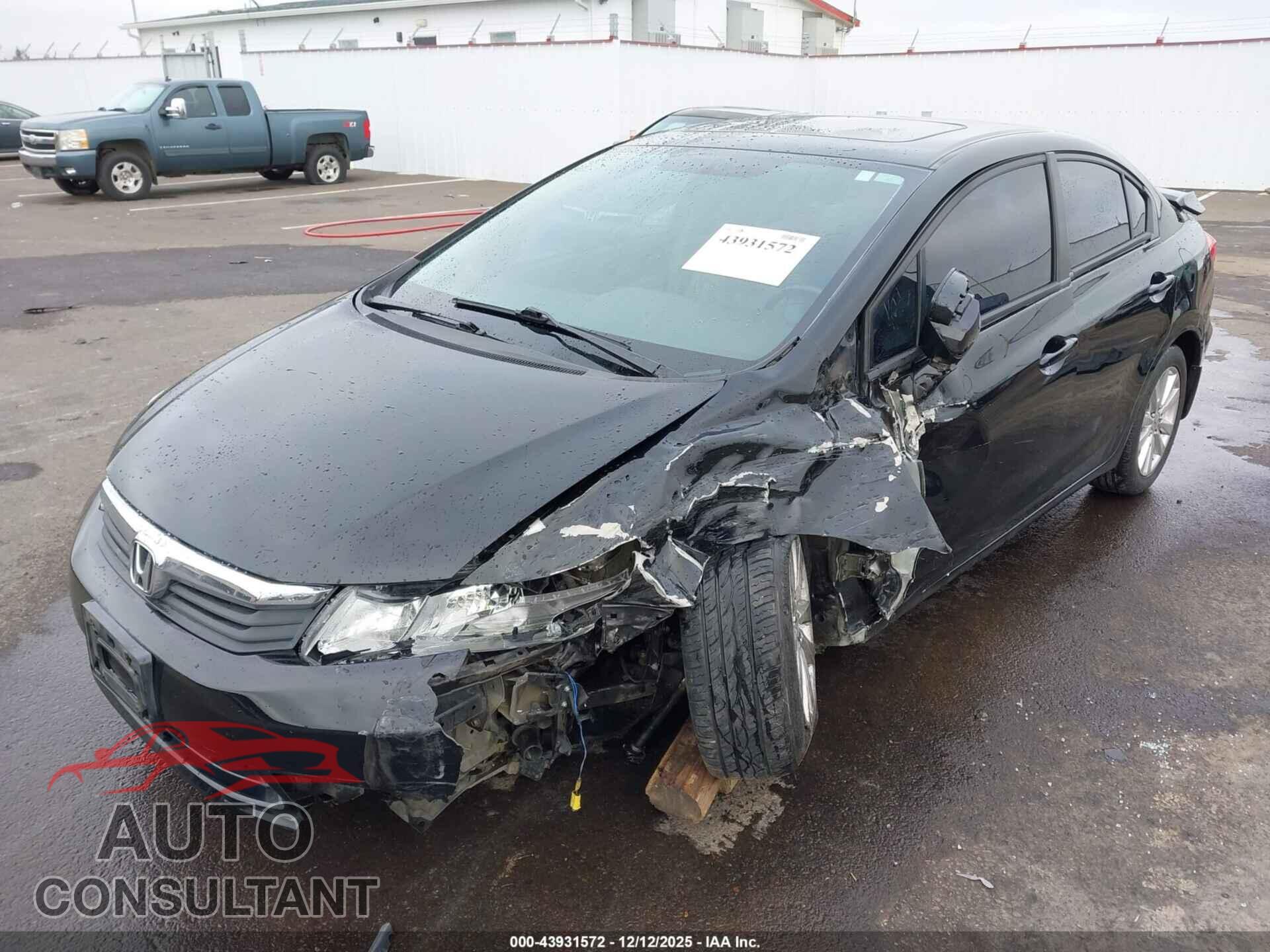 HONDA CIVIC 2012 - 19XFB2F92CE331843