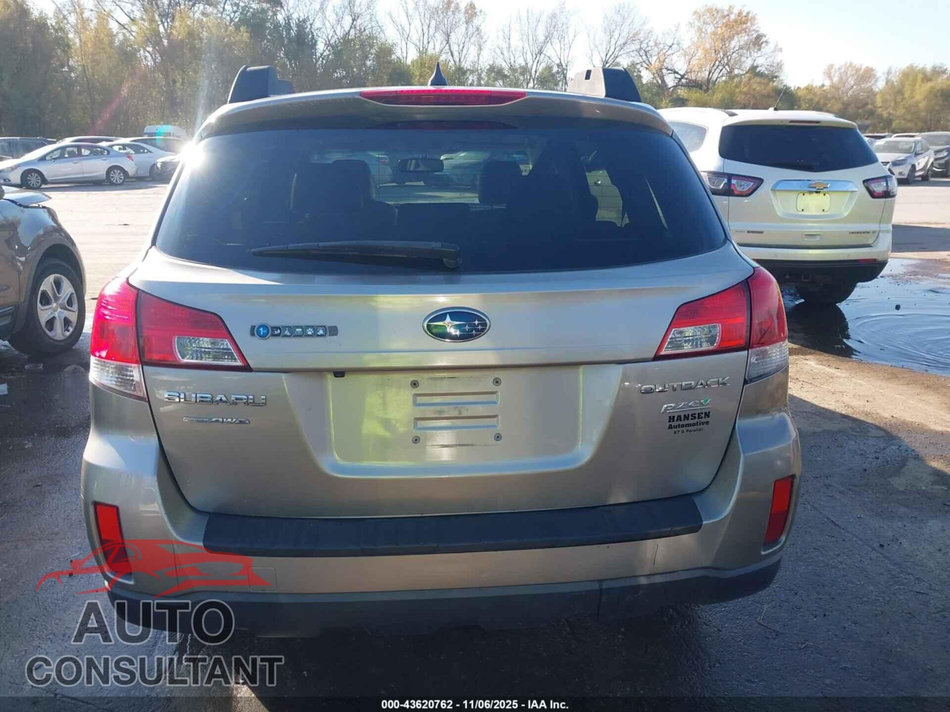 SUBARU OUTBACK 2014 - 4S4BRBLC4E3200929