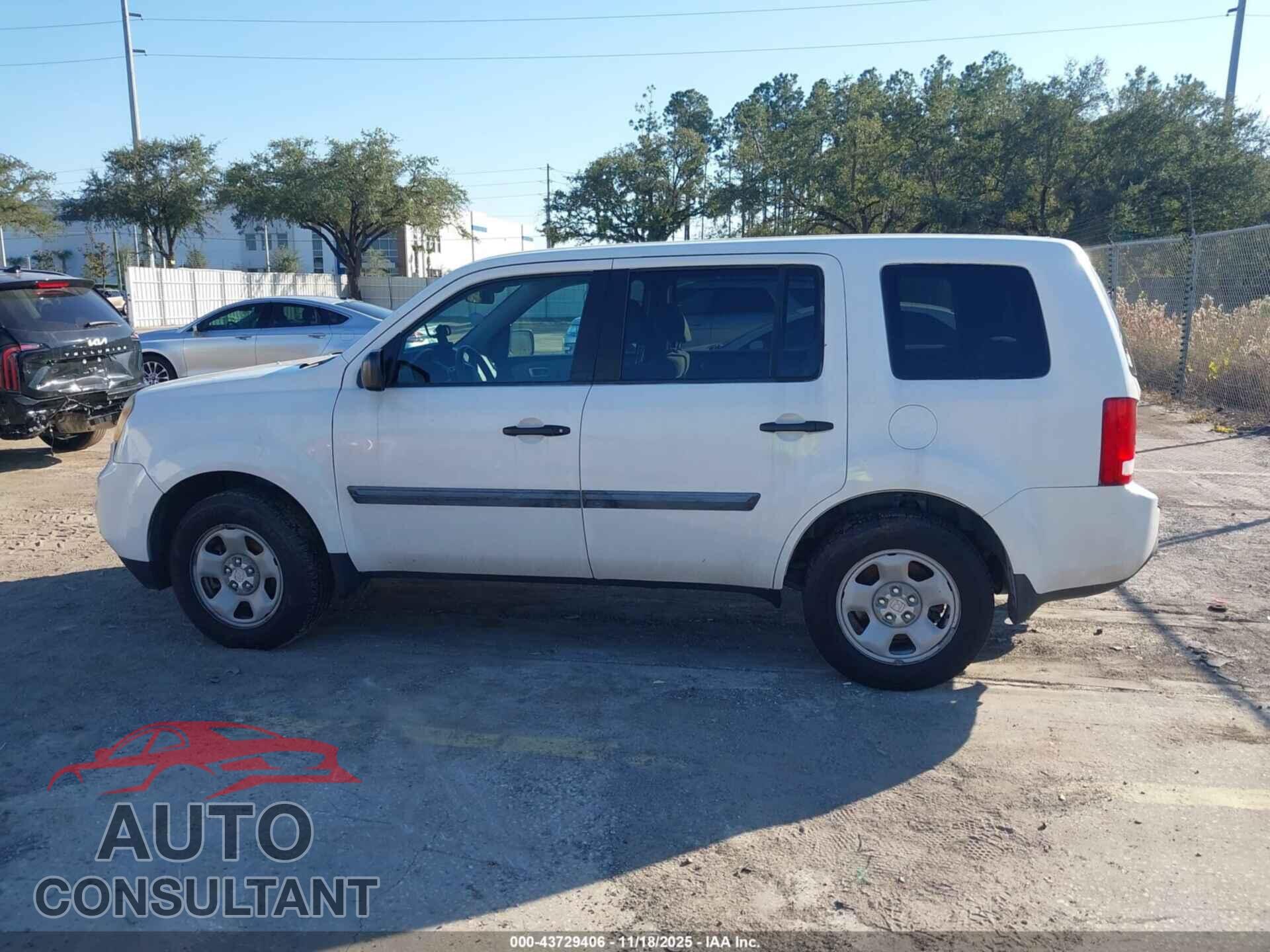 HONDA PILOT 2014 - 5FNYF3H21EB015947
