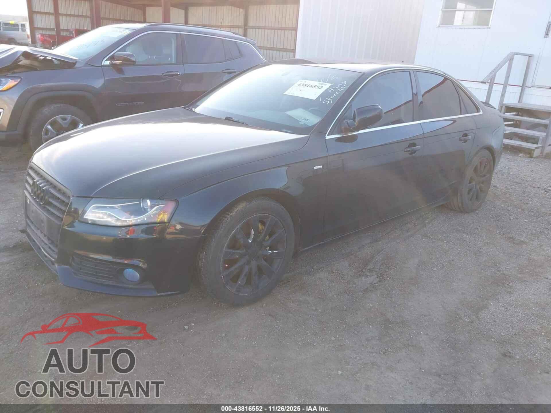 AUDI A4 2012 - WAUBFAFL0CA117331