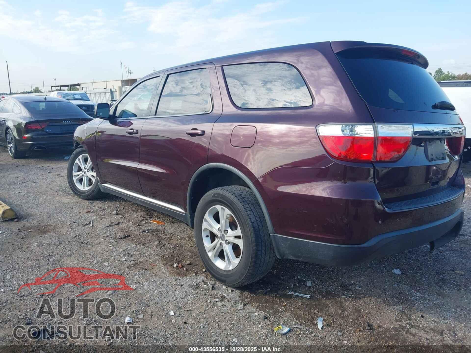 DODGE DURANGO 2012 - 1C4RDHAG1CC210700