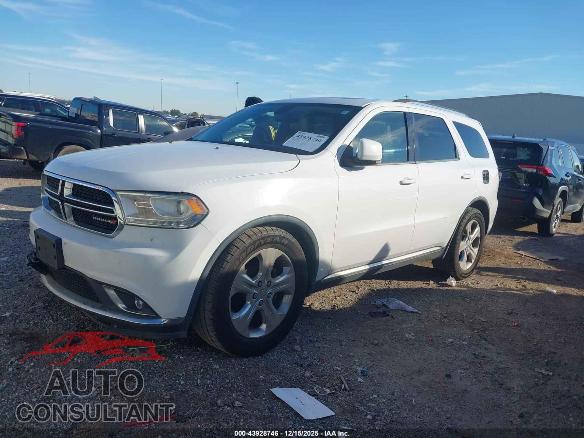 DODGE DURANGO 2014 - 1C4RDHDG8EC351598