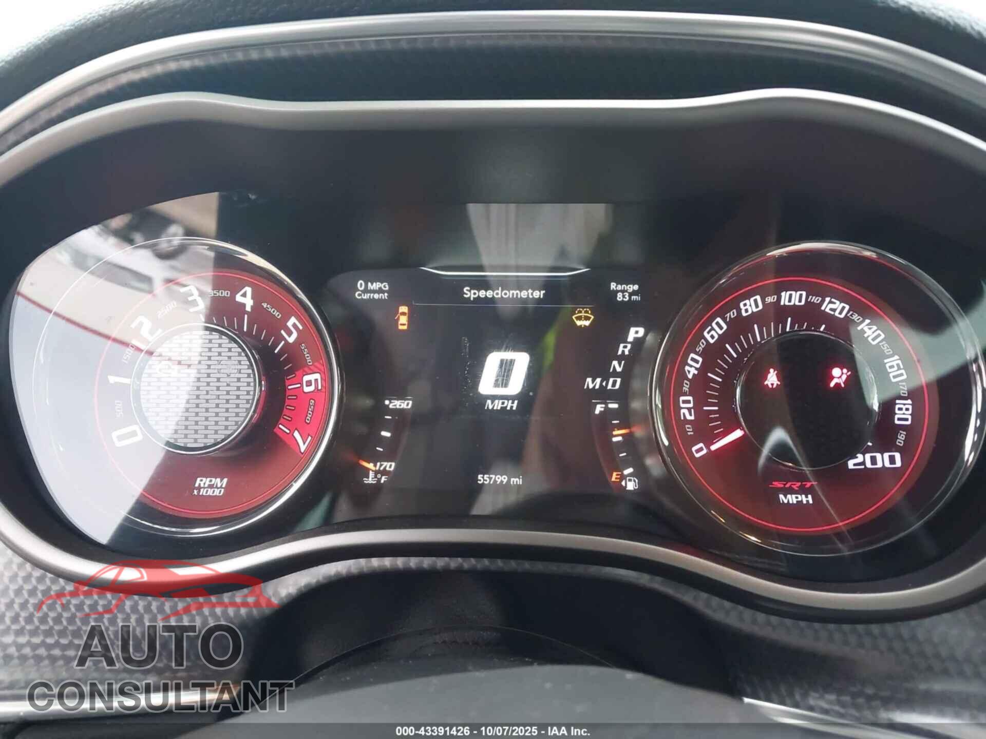 DODGE CHALLENGER 2017 - 2C3CDZC95HH530377