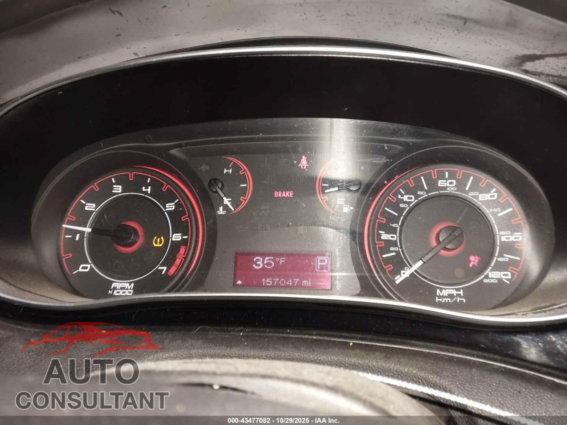 DODGE DART 2013 - 1C3CDFBA5DD186129