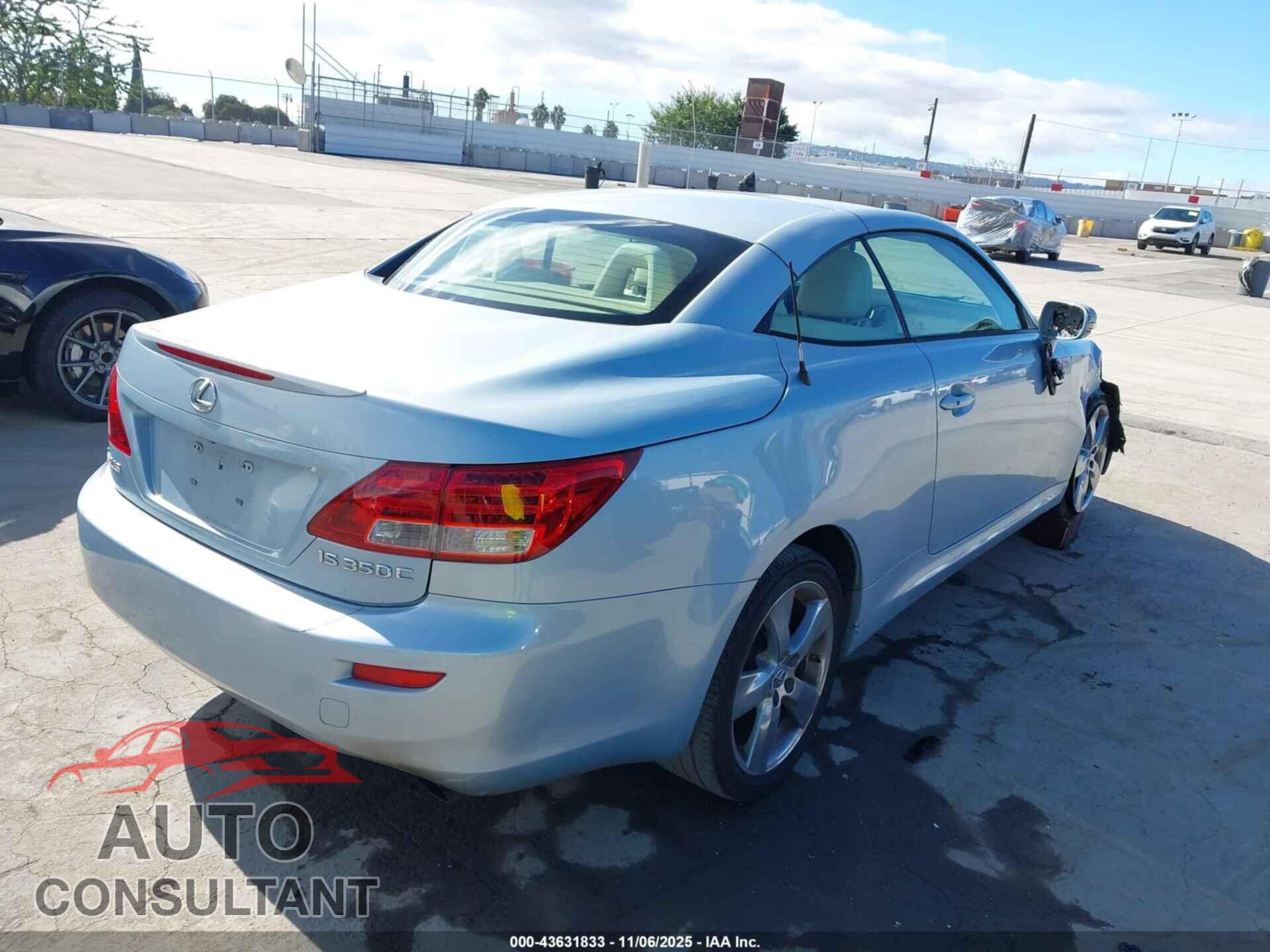 LEXUS IS 350C 2010 - JTHFE2C26A2503198