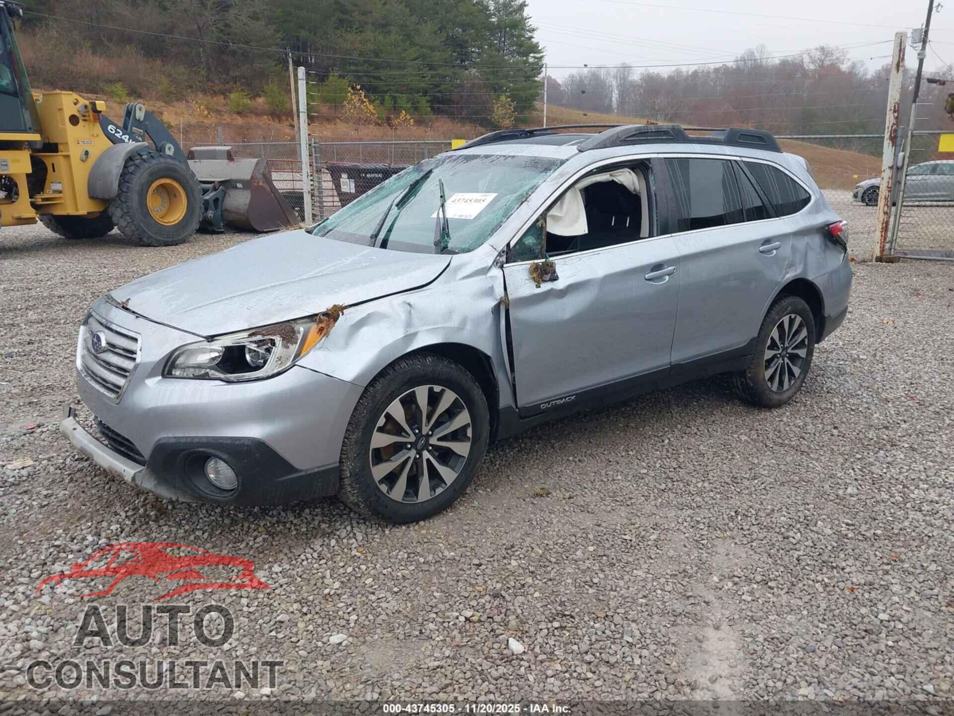 SUBARU OUTBACK 2015 - 4S4BSBLC4F3285387