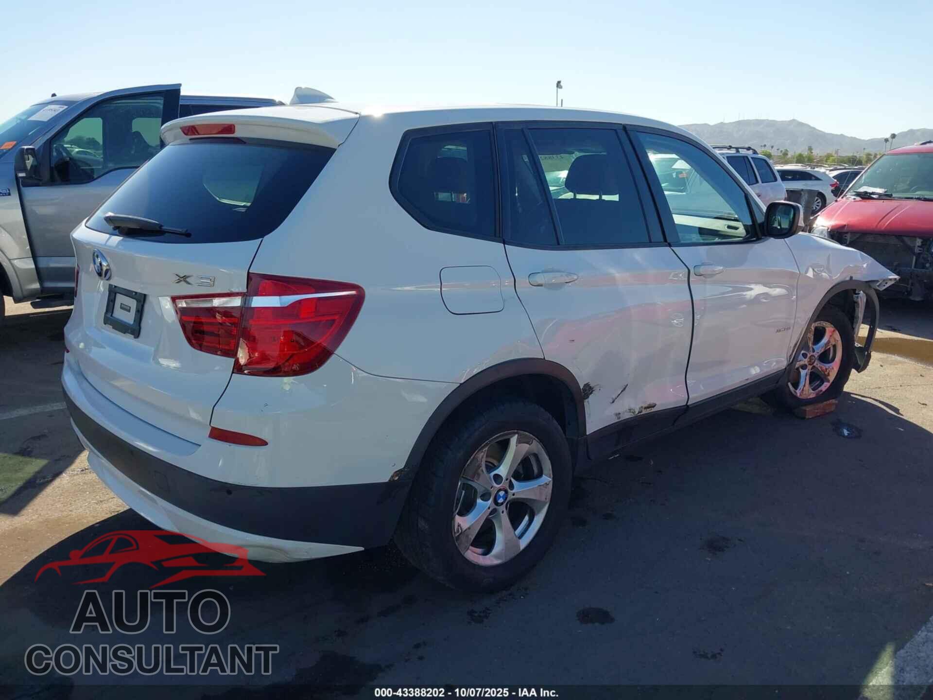 BMW X3 2012 - 5UXWX5C57CL724358
