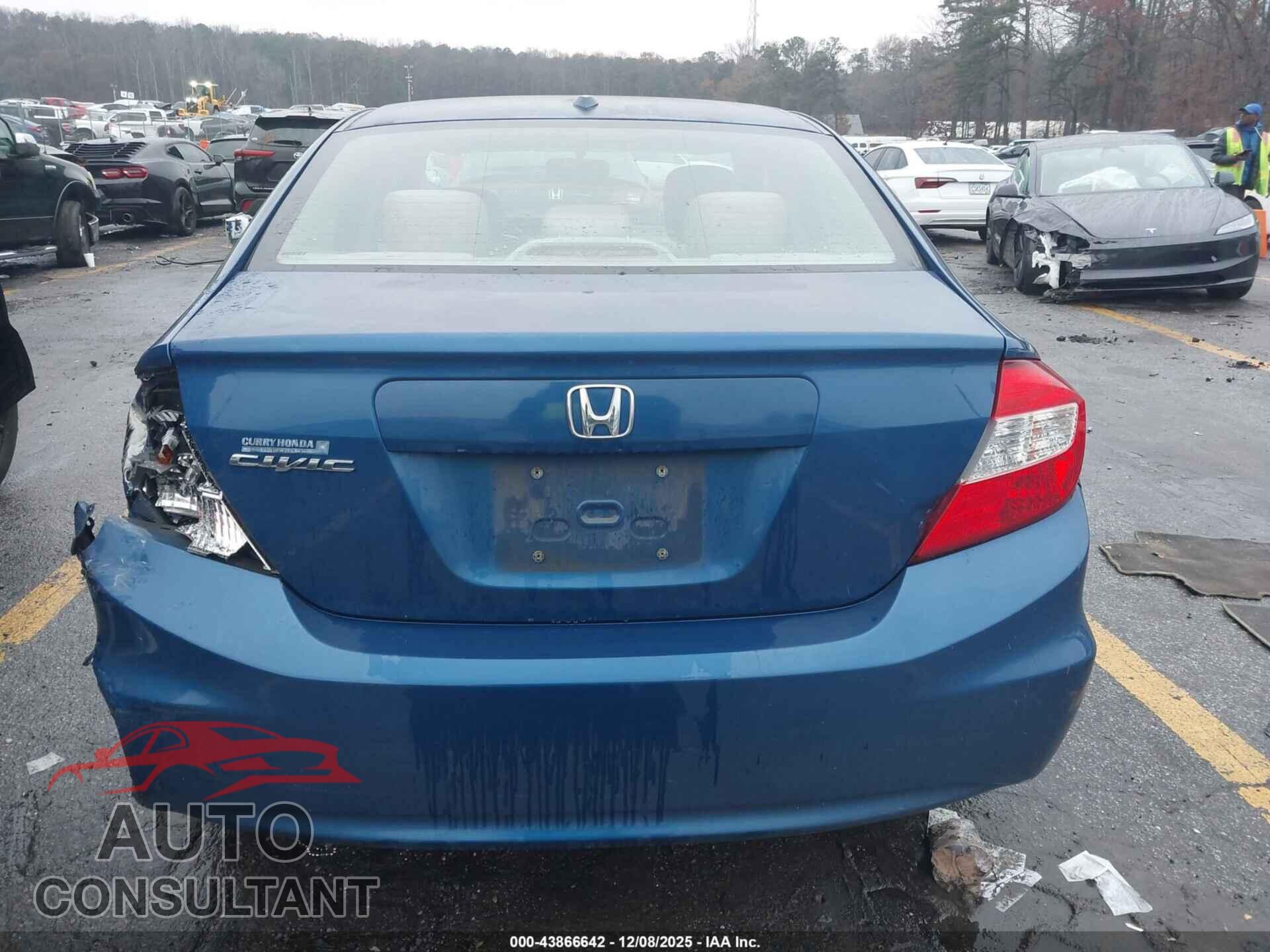 HONDA CIVIC 2012 - 19XFB2F83CE058659