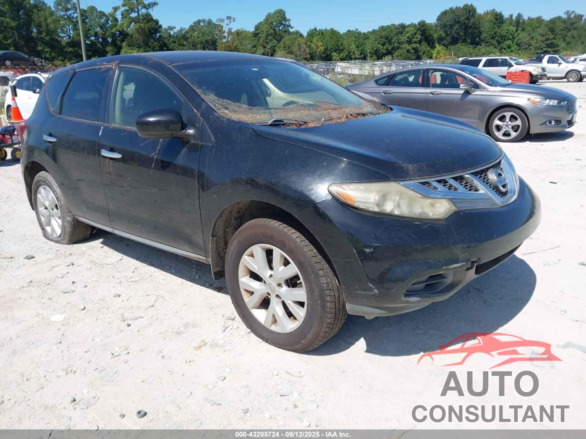 NISSAN MURANO 2013 - JN8AZ1MU8DW209507