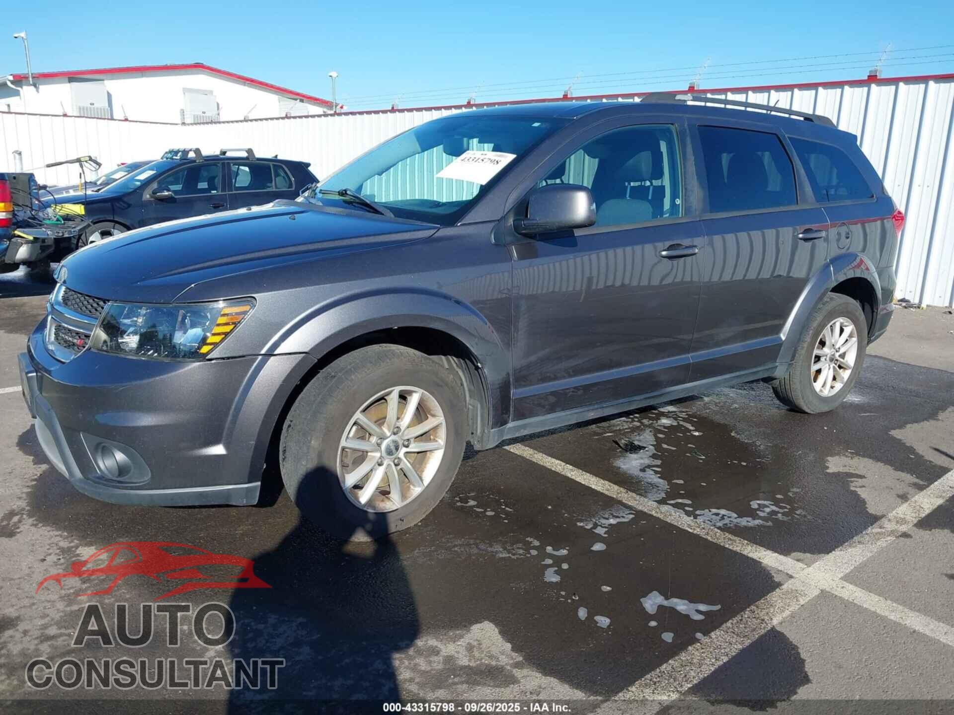 DODGE JOURNEY 2014 - 3C4PDCBB2ET303696