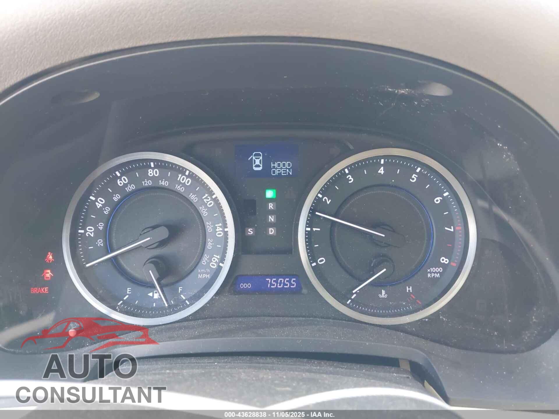 LEXUS IS 250 2011 - JTHBF5C29B5145642
