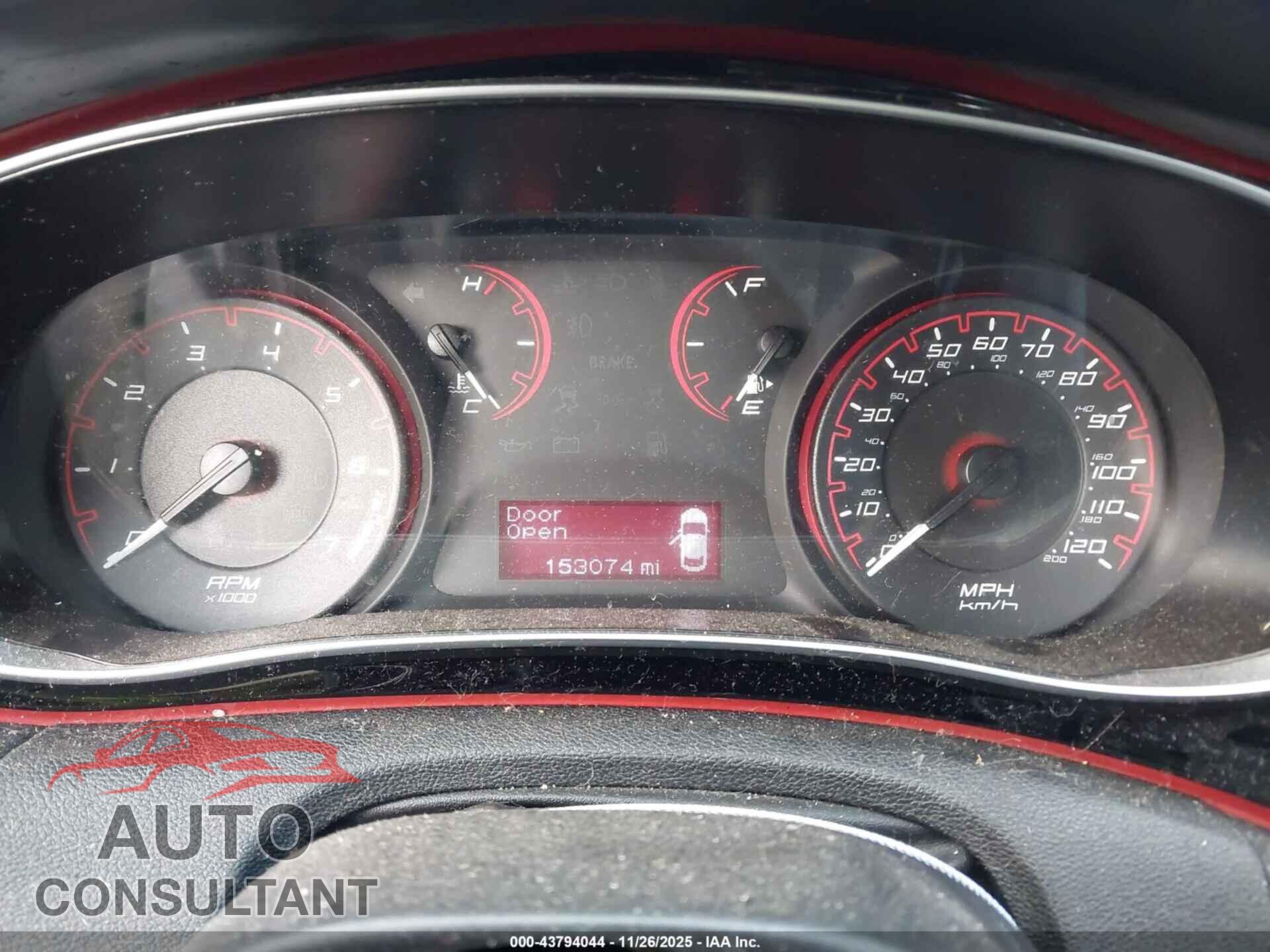 DODGE DART 2015 - 1C3CDFBB6FD420922