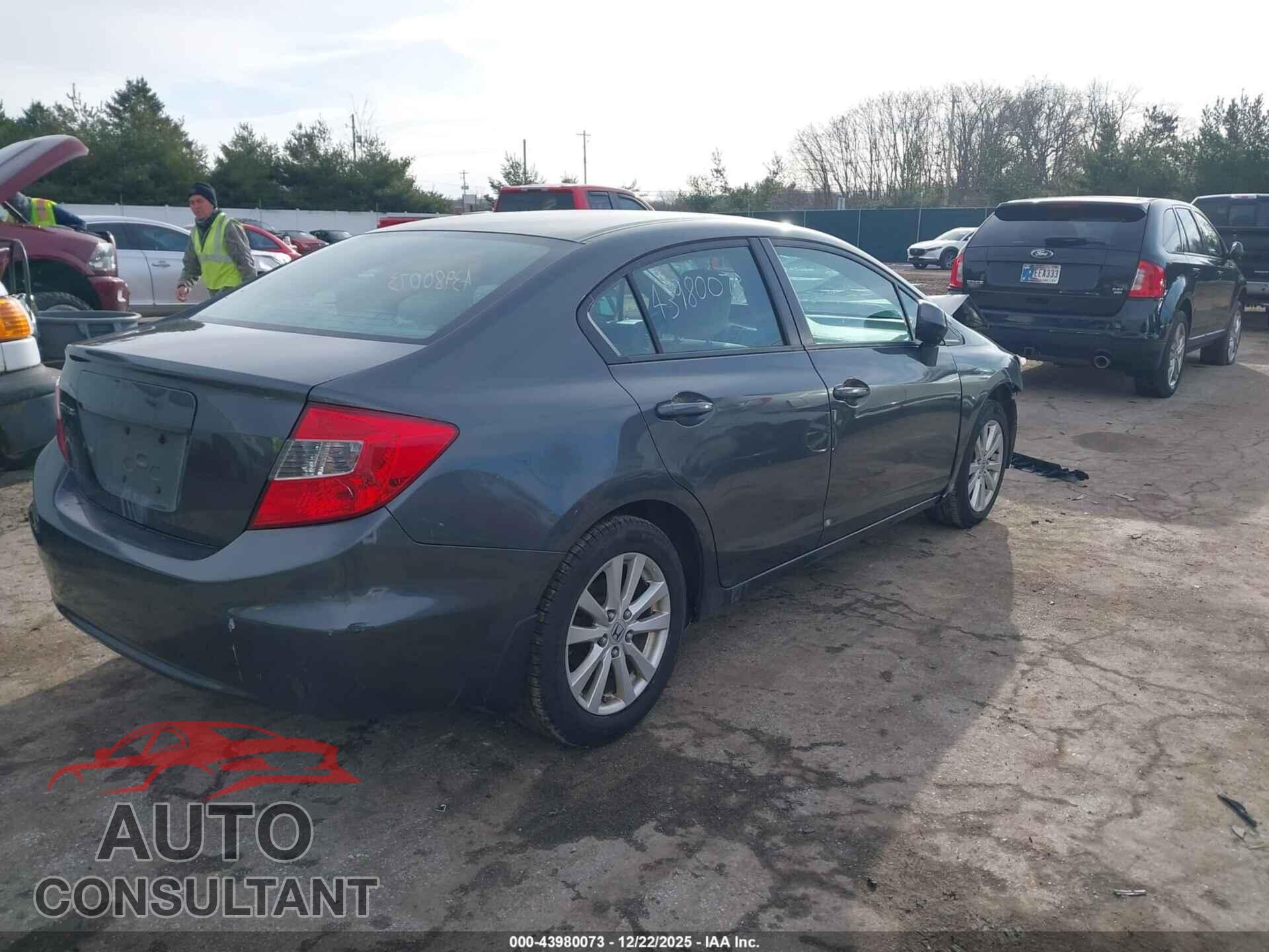 HONDA CIVIC 2012 - 2HGFB2F81CH522716