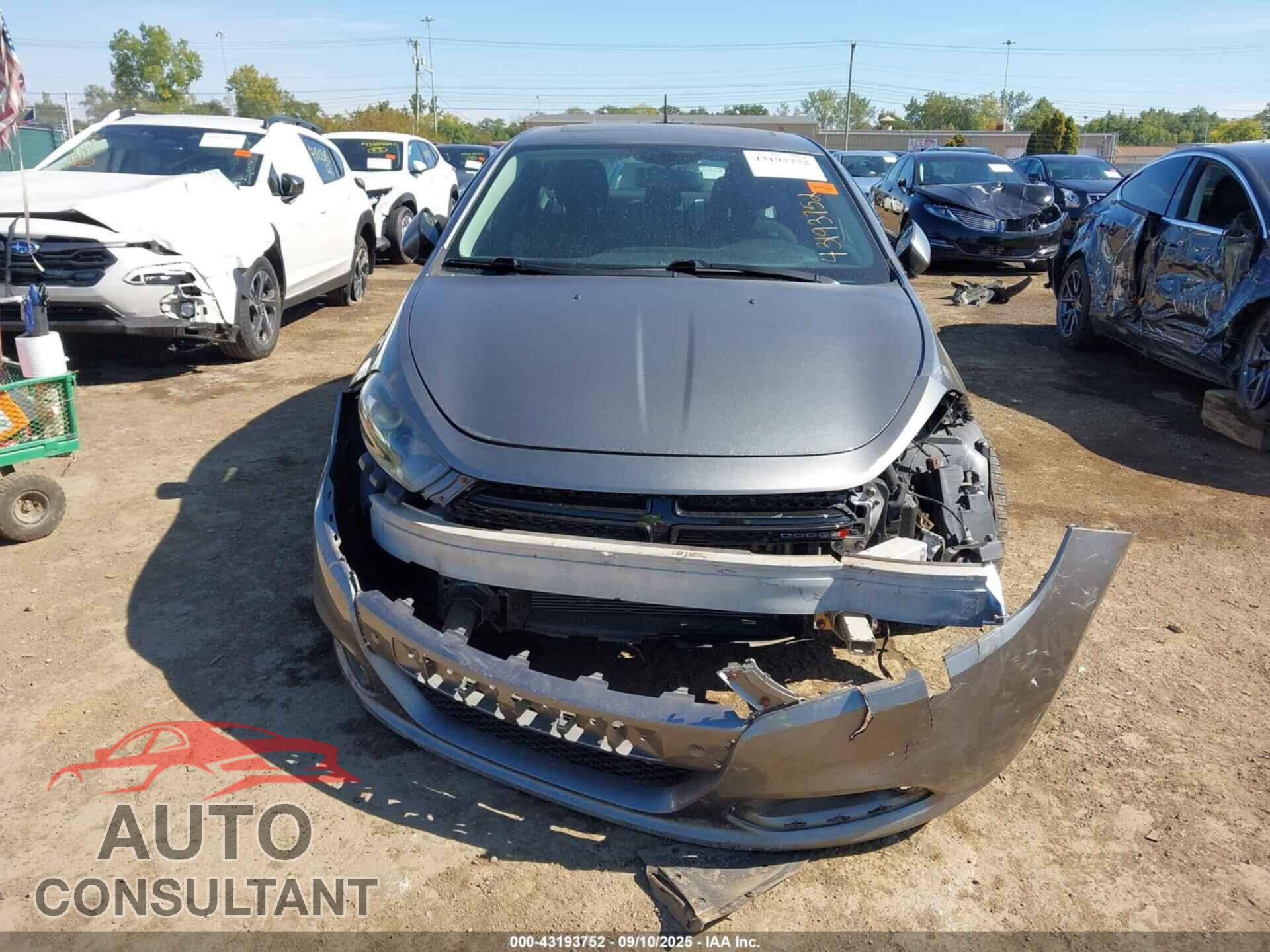 DODGE DART 2013 - 1C3CDFBA2DD338156
