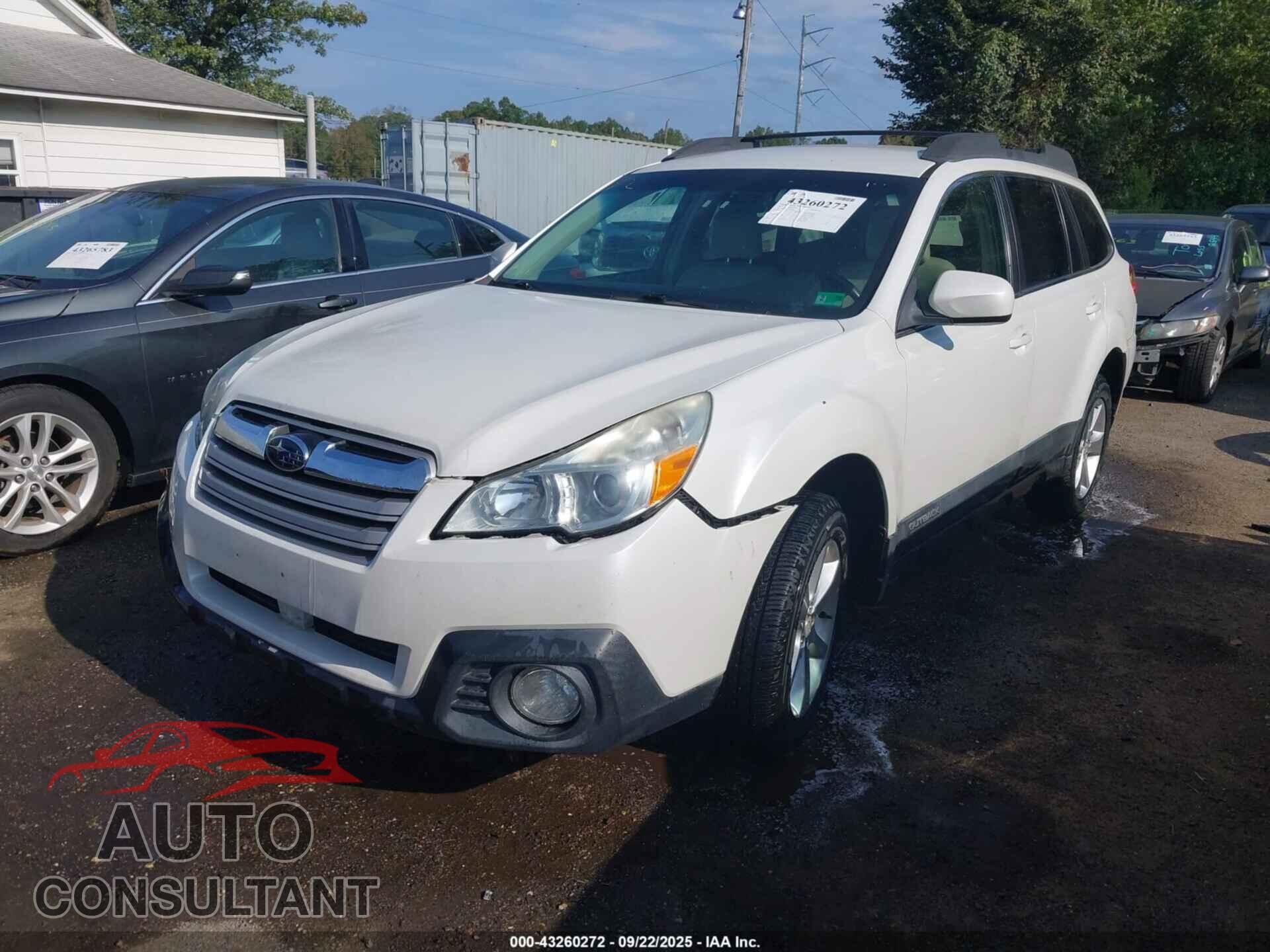 SUBARU OUTBACK 2013 - 4S4BRBJC9D3299717