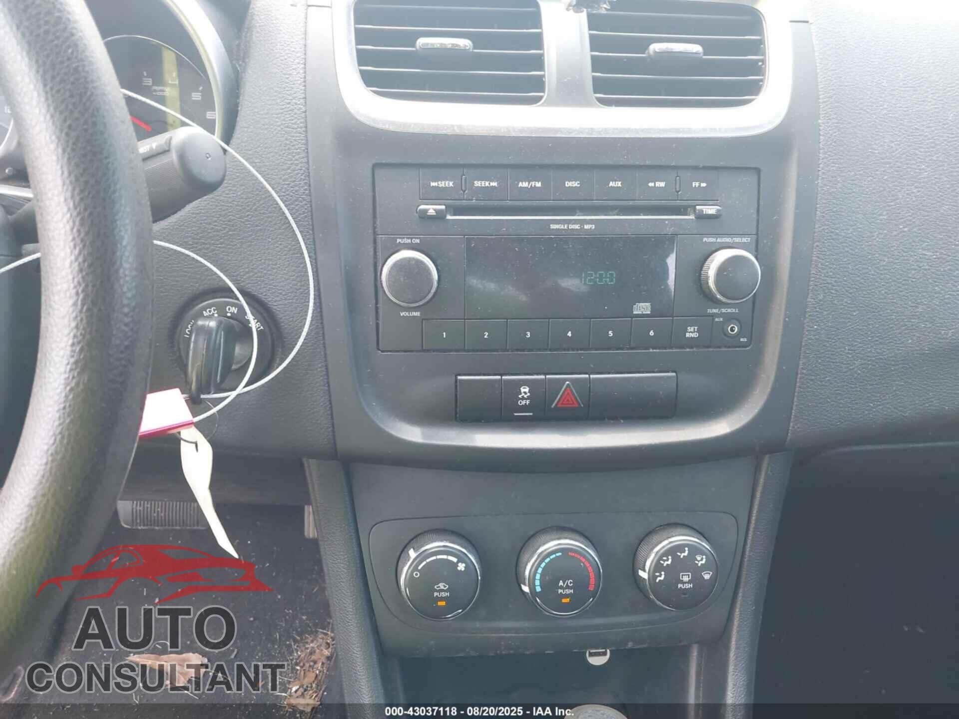 DODGE AVENGER 2011 - 1B3BD4FB1BN598779