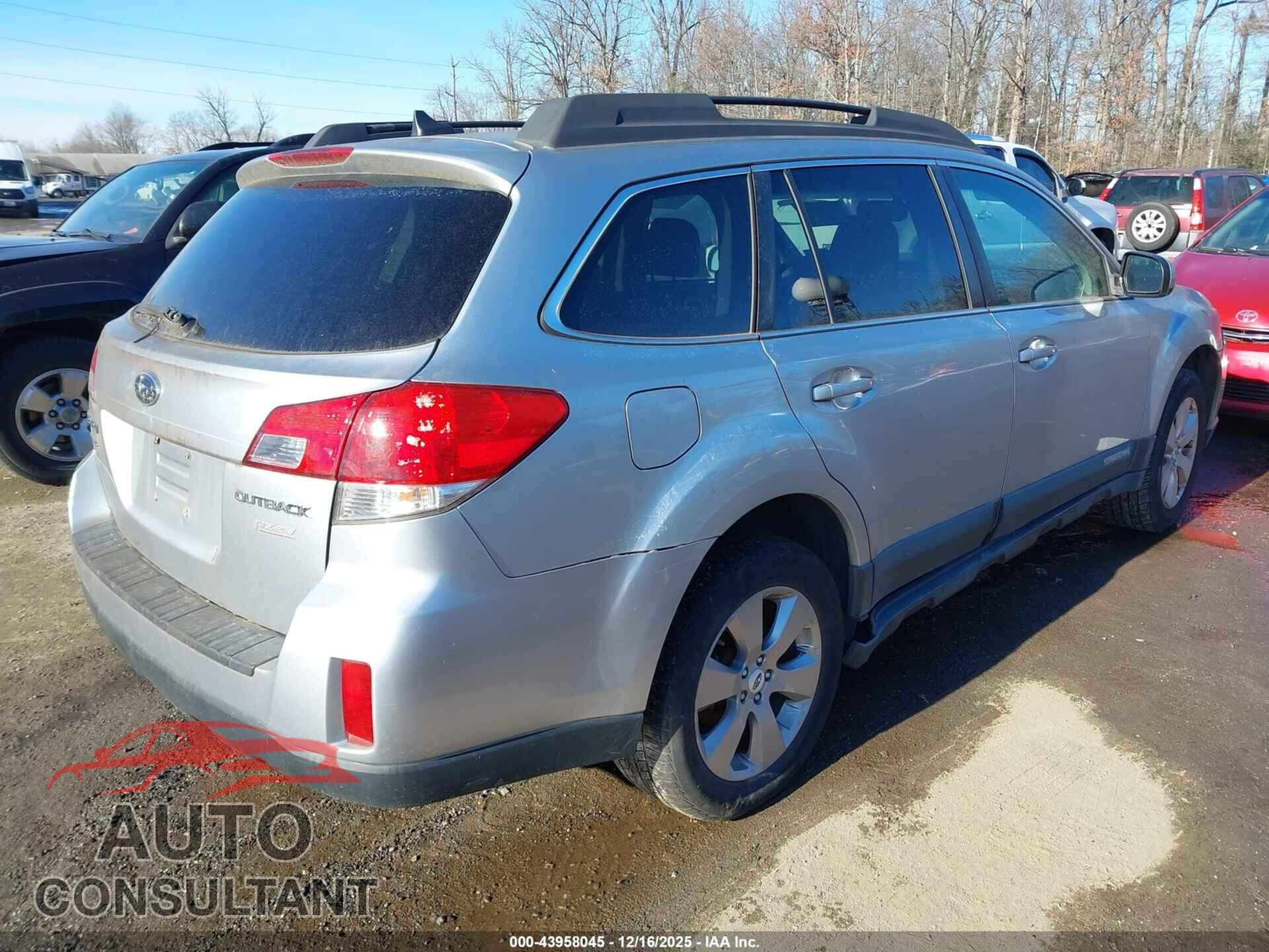 SUBARU OUTBACK 2012 - 4S4BRBLC2C3282544