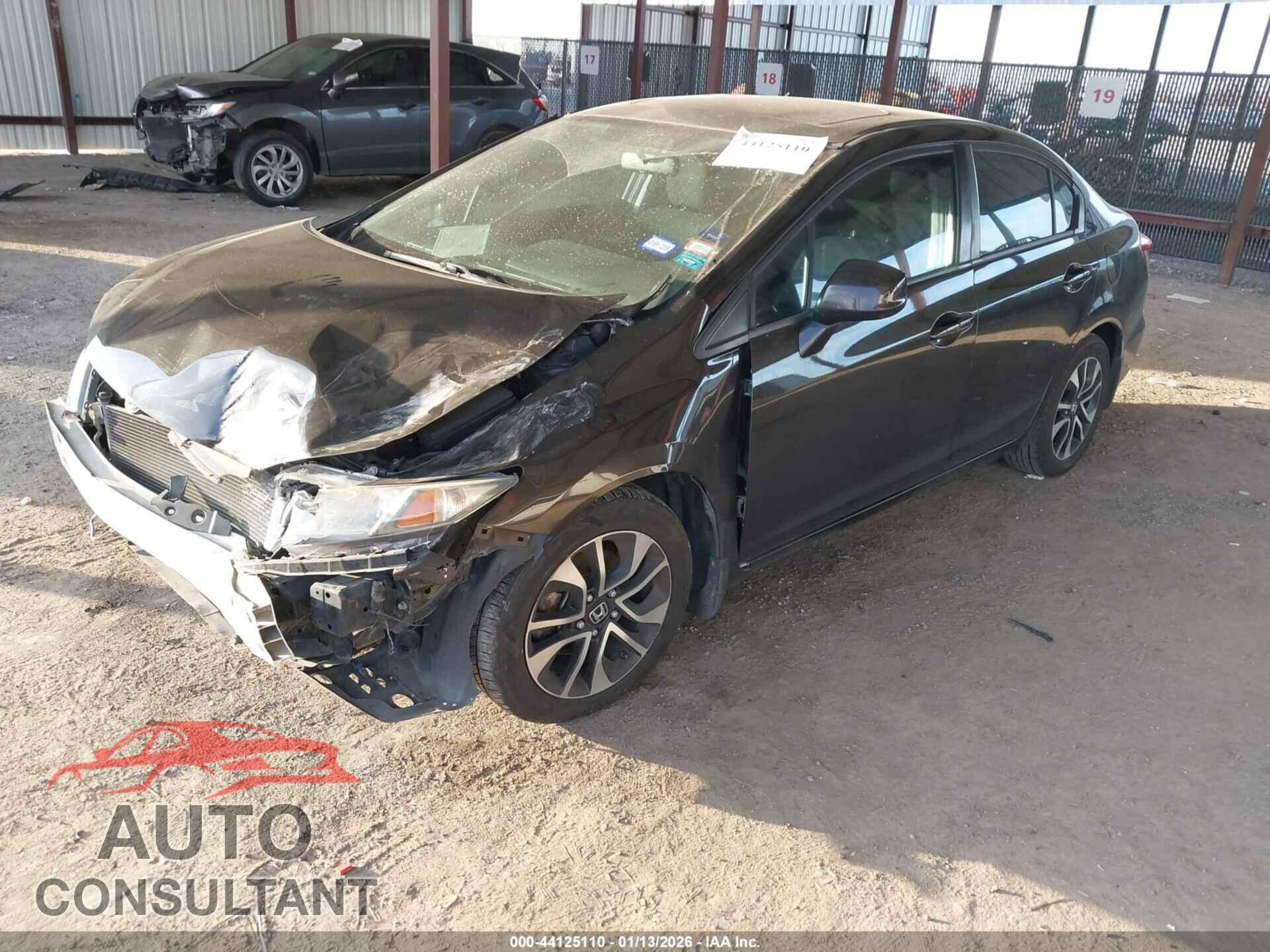 HONDA CIVIC 2013 - 19XFB2F85DE061404