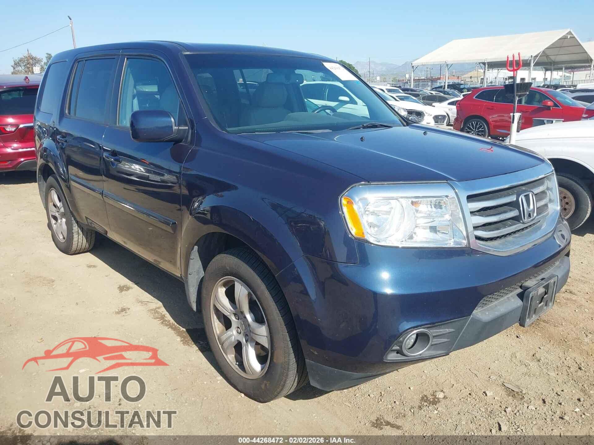 HONDA PILOT 2012 - 5FNYF3H52CB036295