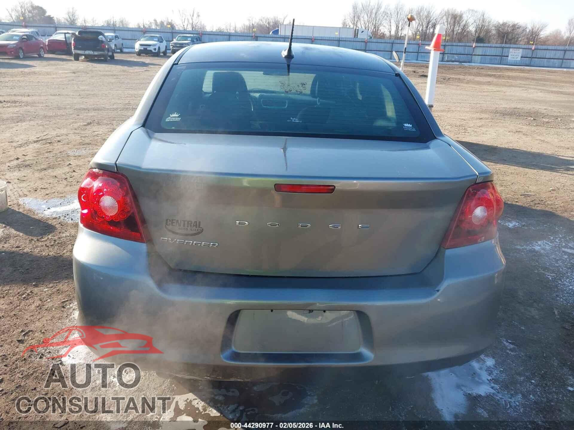 DODGE AVENGER 2013 - 1C3CDZAG4DN757532