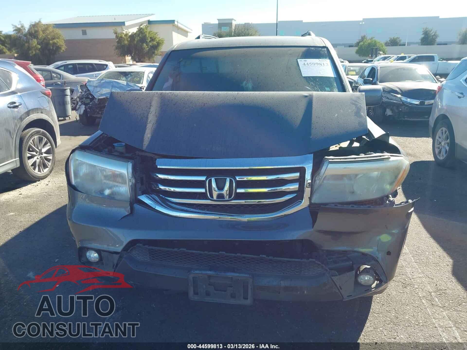HONDA PILOT 2012 - 5FNYF3H9XCB013169