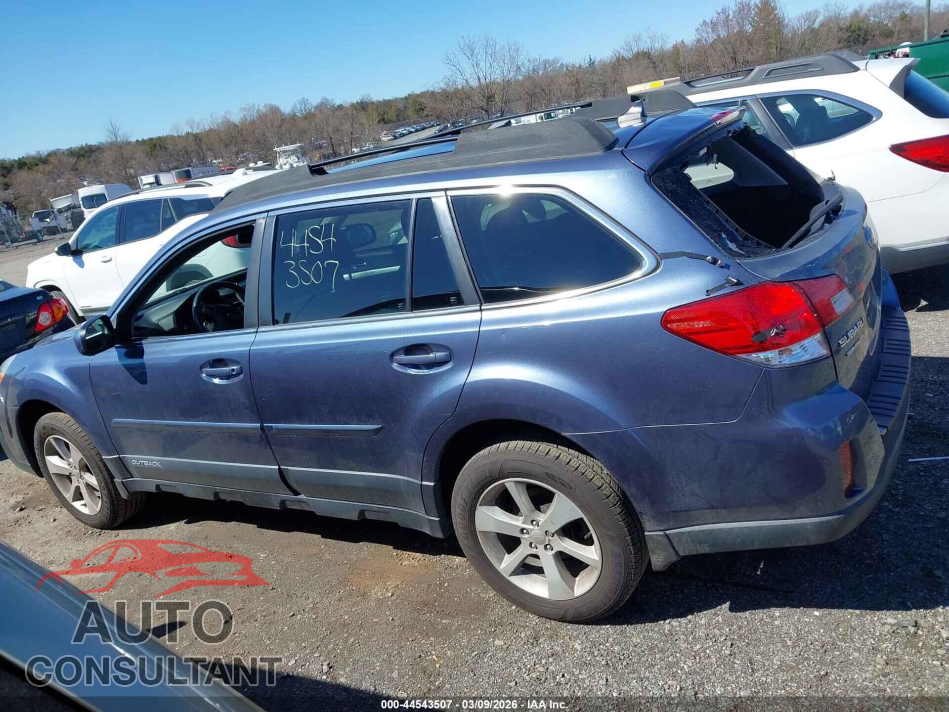 SUBARU OUTBACK 2014 - 4S4BRBCC7E3300751