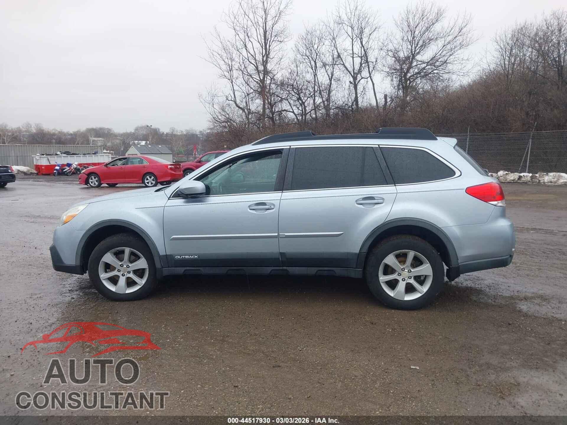 SUBARU OUTBACK 2014 - 4S4BRBCC4E3311271