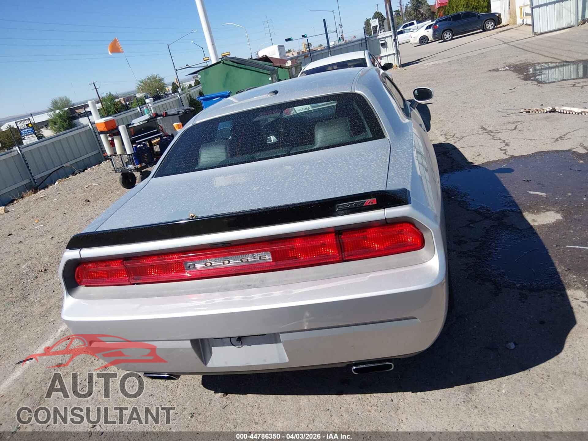 DODGE CHALLENGER 2012 - 2C3CDYAG6CH257955