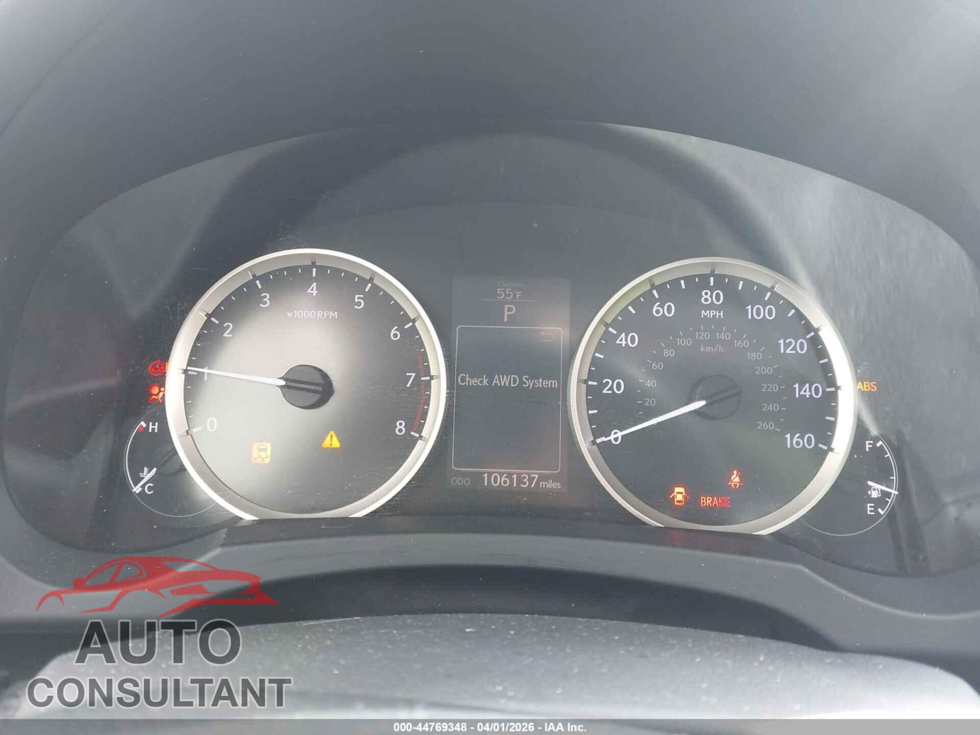 LEXUS IS 250 2014 - JTHCF1D25E5006320