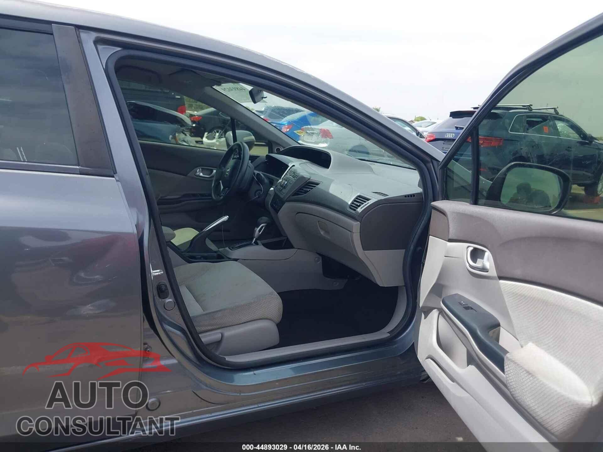 HONDA CIVIC HYBRID 2012 - JHMFB4F26CS008471