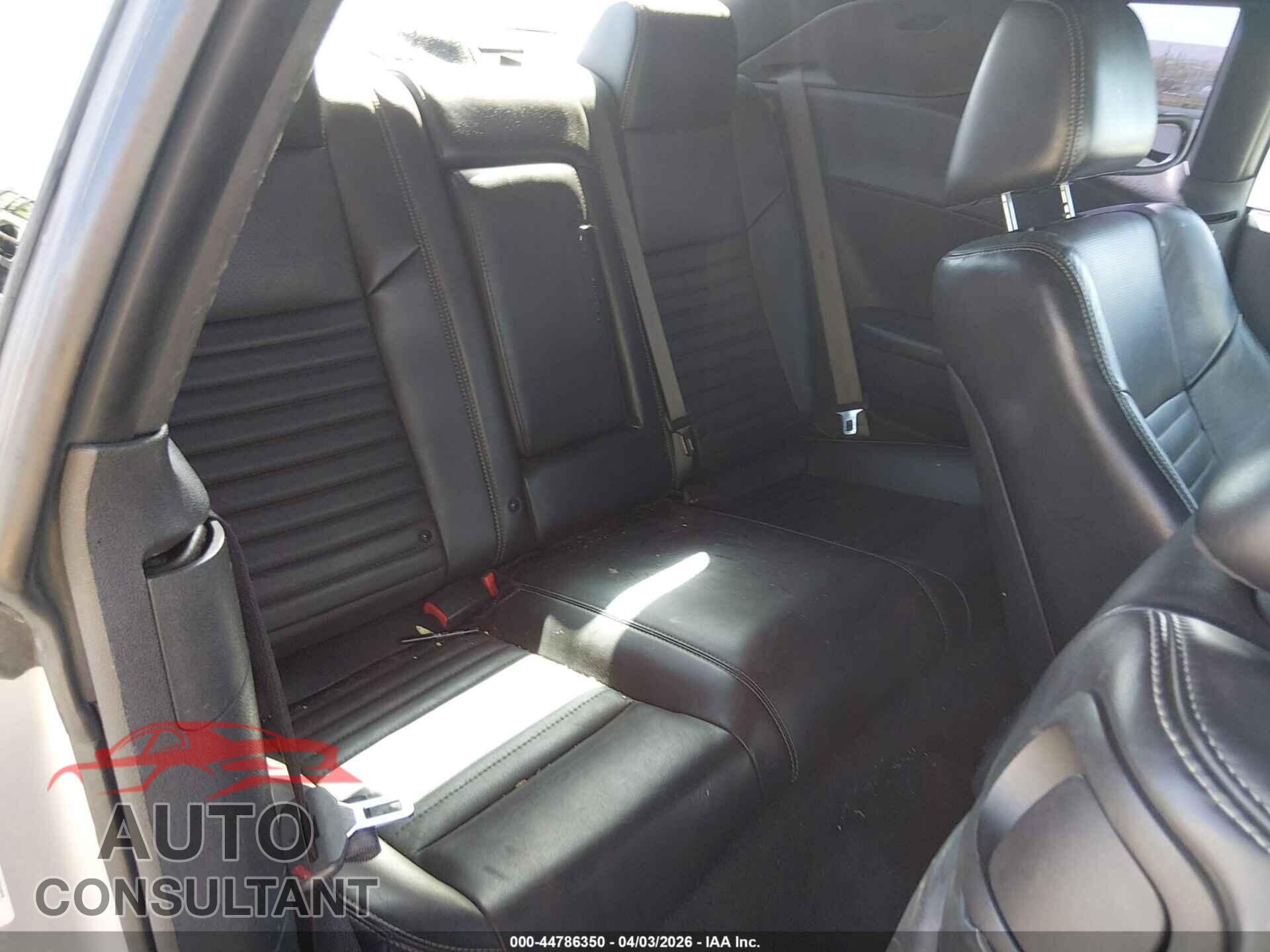 DODGE CHALLENGER 2012 - 2C3CDYAG6CH257955